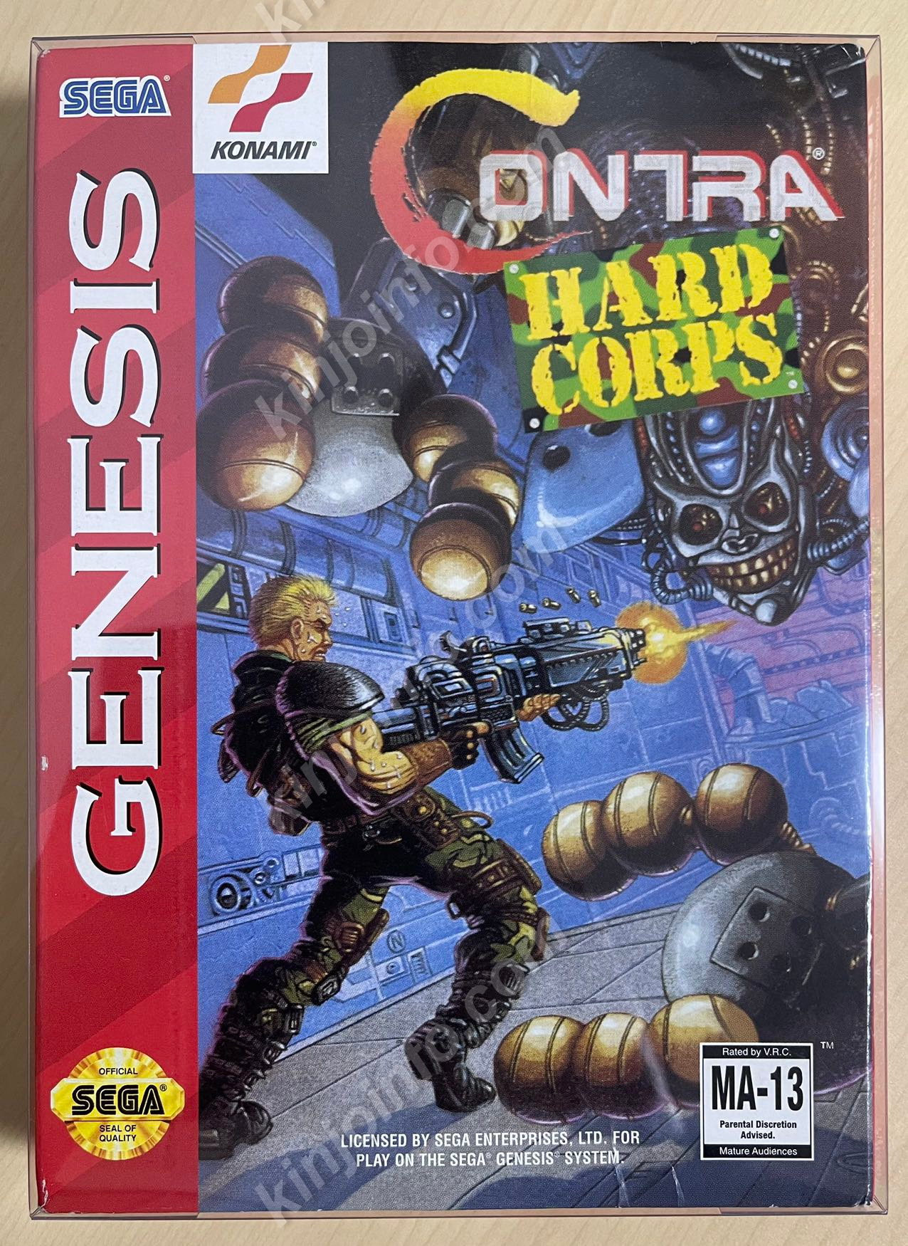 Contra Hard Corps（魂斗羅 ザ・ハードコア）【未使用に近い・Genesis北米版】