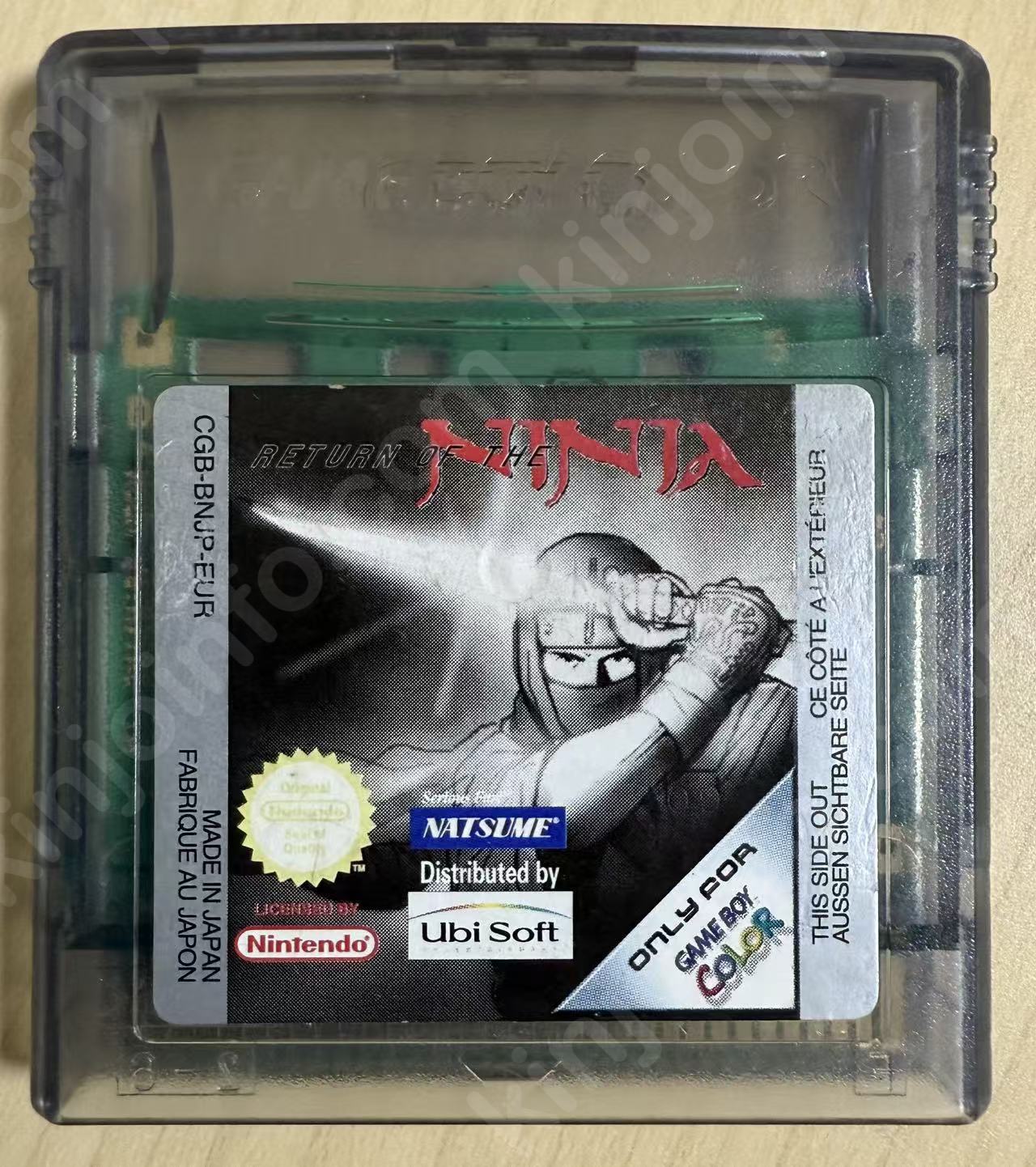 Return of the Ninja（リターン・オブ・ザ・ニンジャ）【中古美品・GBC欧州版】