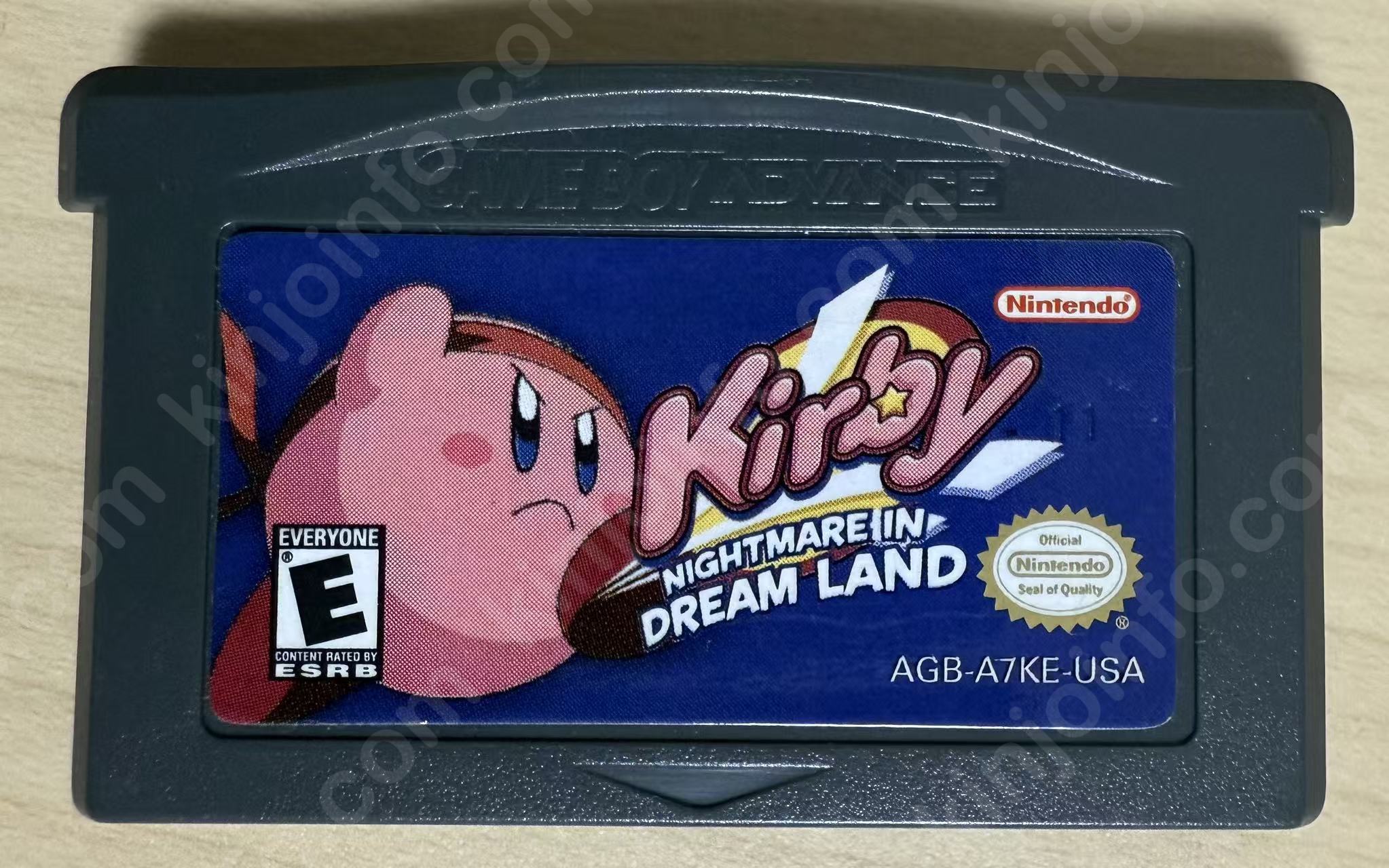 Kirby: Nightmare in Dream Land（星のカービィ 夢の泉 デラックス）【中古美品・GBA北米版】