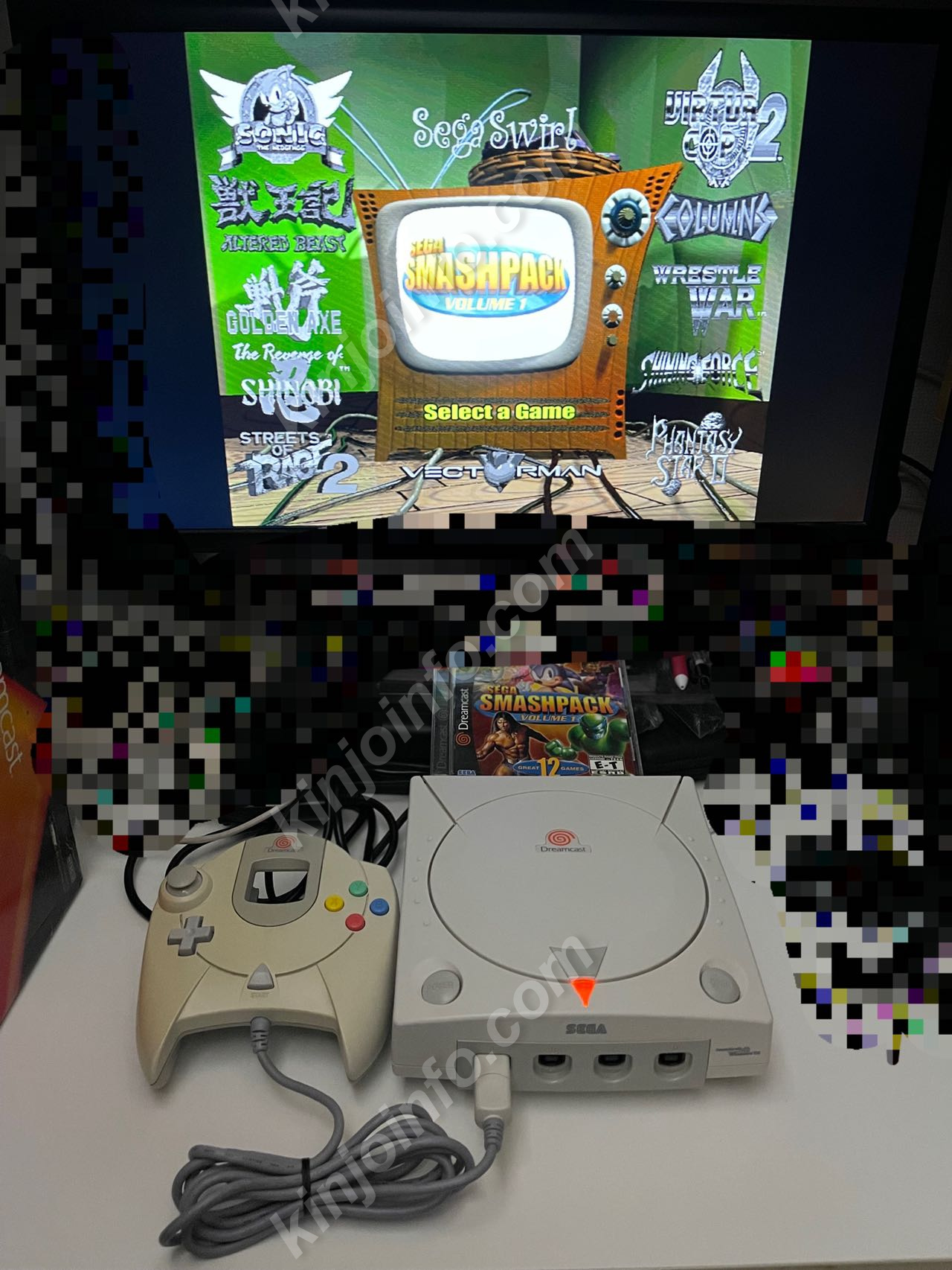 デッドストック　極美品　Dreamcast 本体　ドリームキャスト　海外版