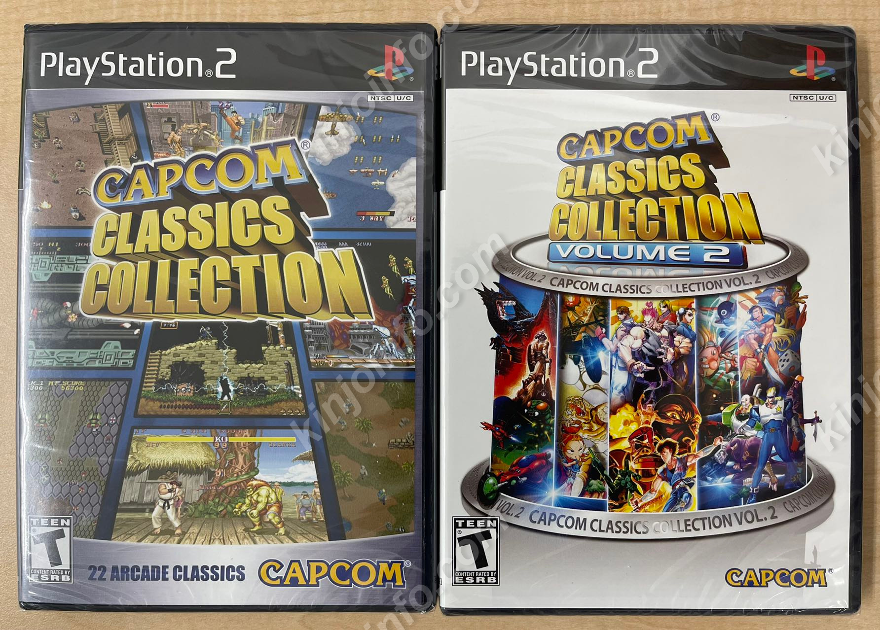 CAPCOM CLASSICS COLLECTION Vole 1 &2【新品未開封・PS2北米版】