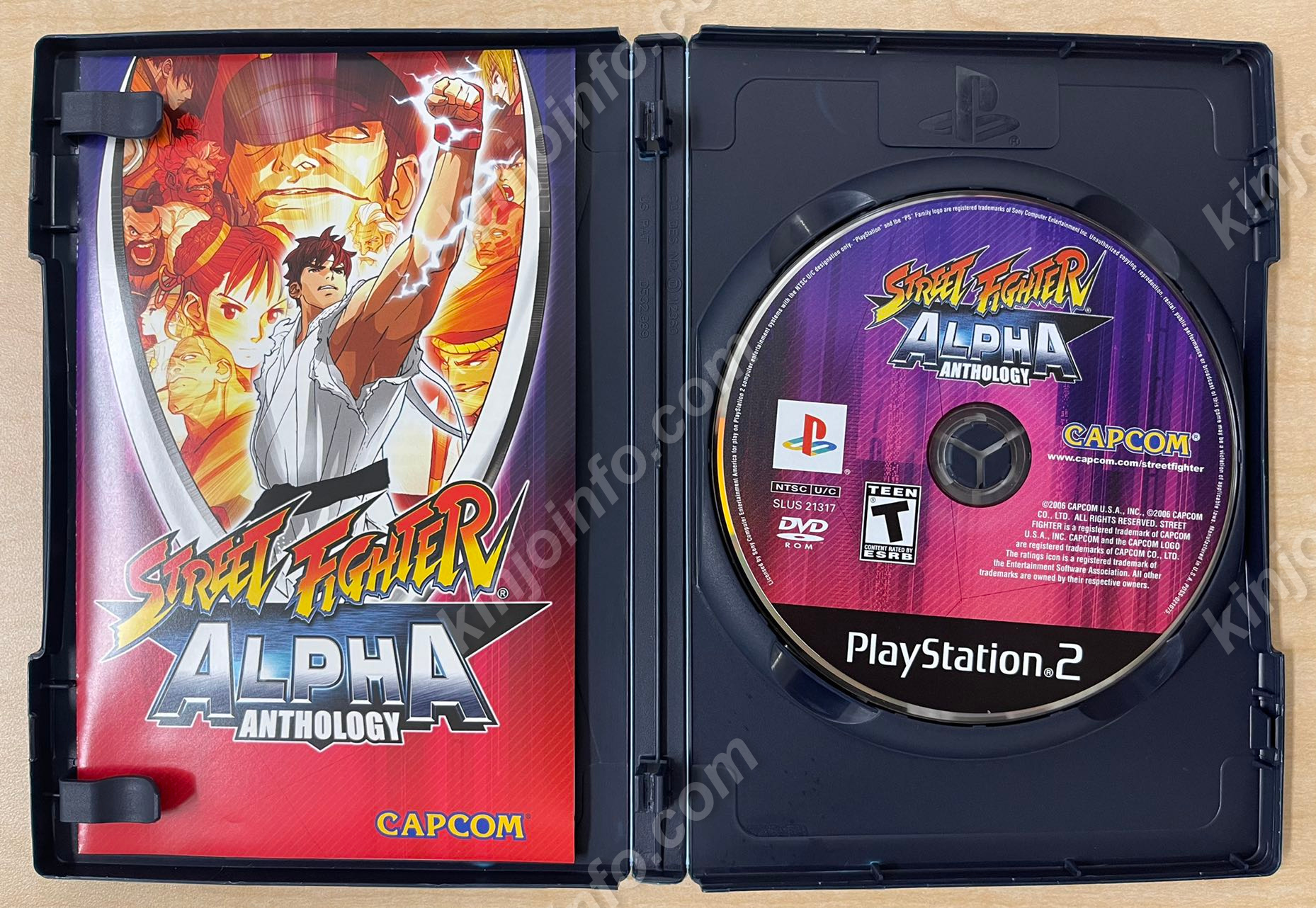 Street Fighter Alpha Anthology（ストリートファイターZERO ファイターズジェネレーション）【中古美品・PS2北米版】  / kinjoinfo