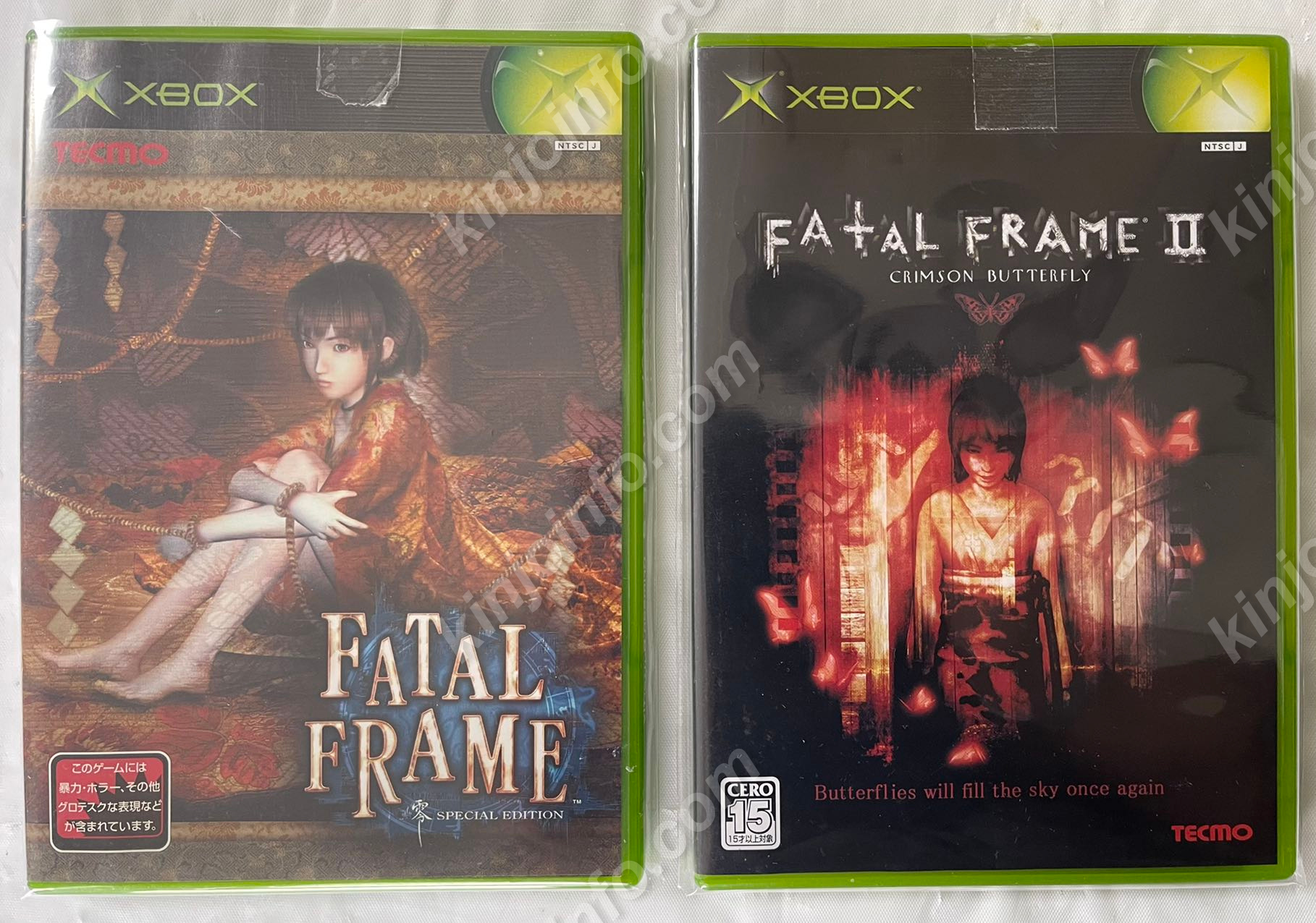 Fatal Frame I&II（フェイタルフレイムシリーズ２作品セット）【中古美品・完品・xbox版】