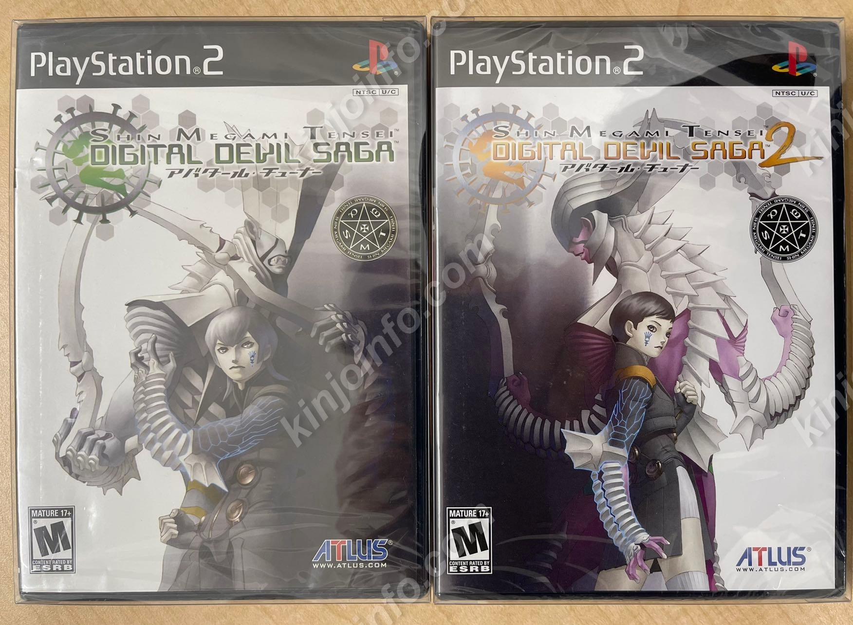 暖色系 DIGITAL DEVIL SAGAシリーズ２作品【新品未開封・PS2北米版