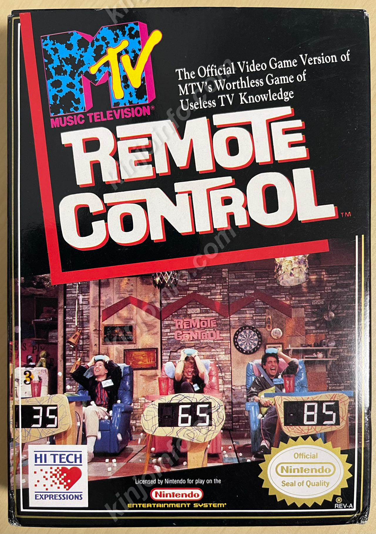 MTV's Remote Control【中古美品・NES北米版】