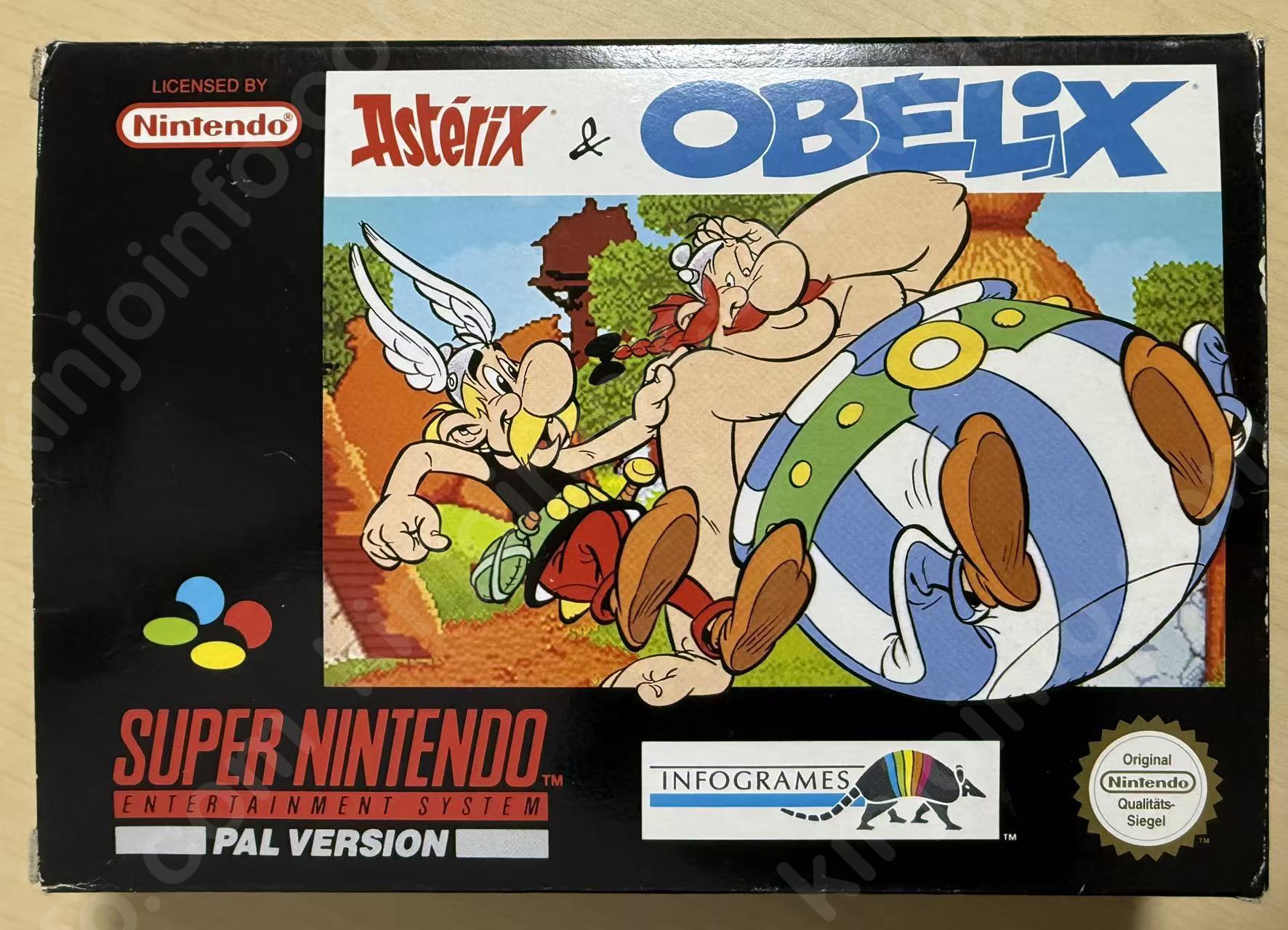 Asterix & Obelix（アステリックス＆オベリックス）【中古・SFC欧州版】