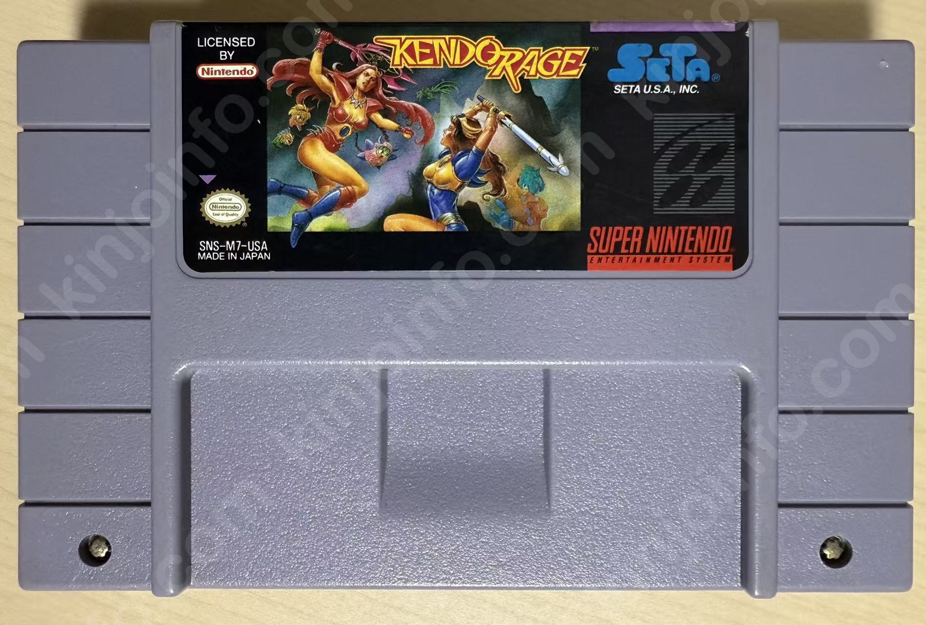 Kendo Rage（Makeruna! Makendo / 負けるな!魔剣道）【中古美品・SNES北米版】