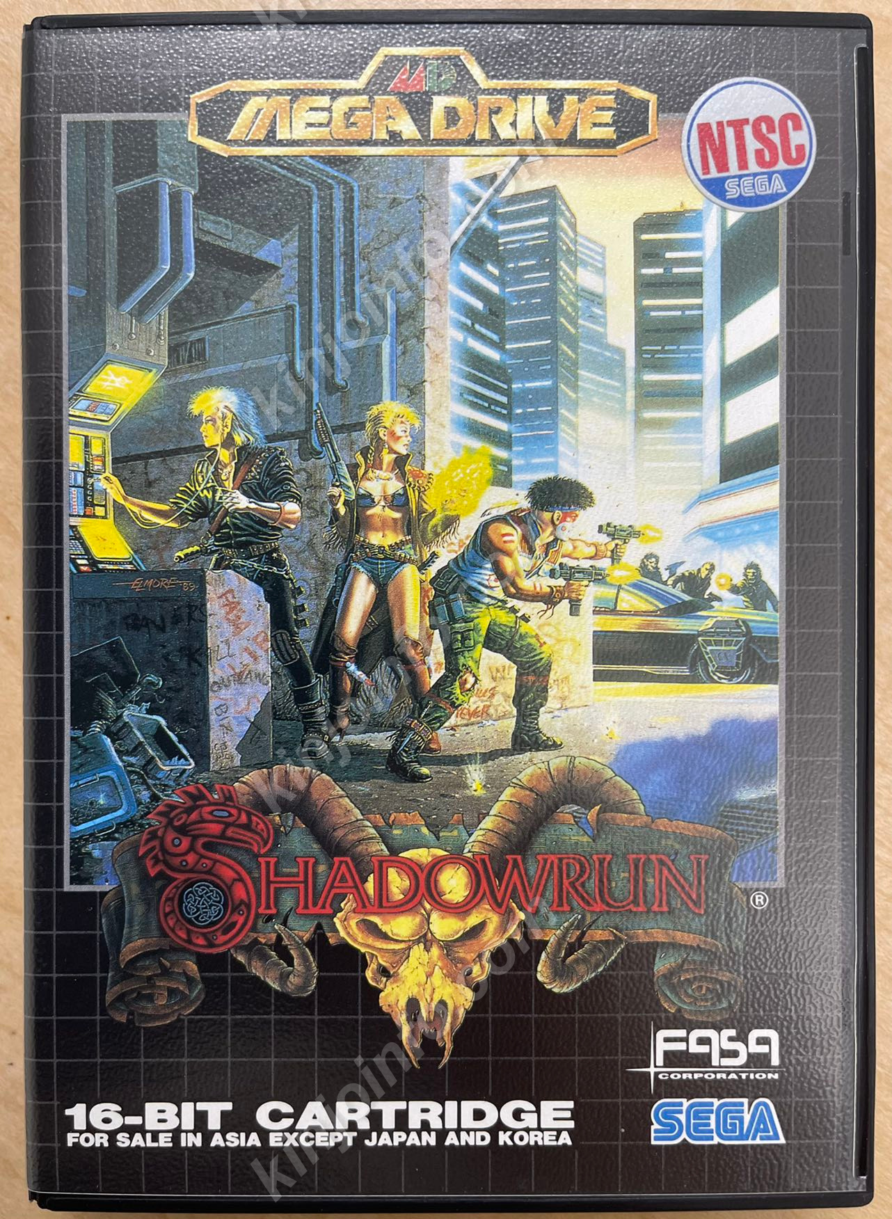 SFC シャドウラン SHADOWRUN　説明書あり