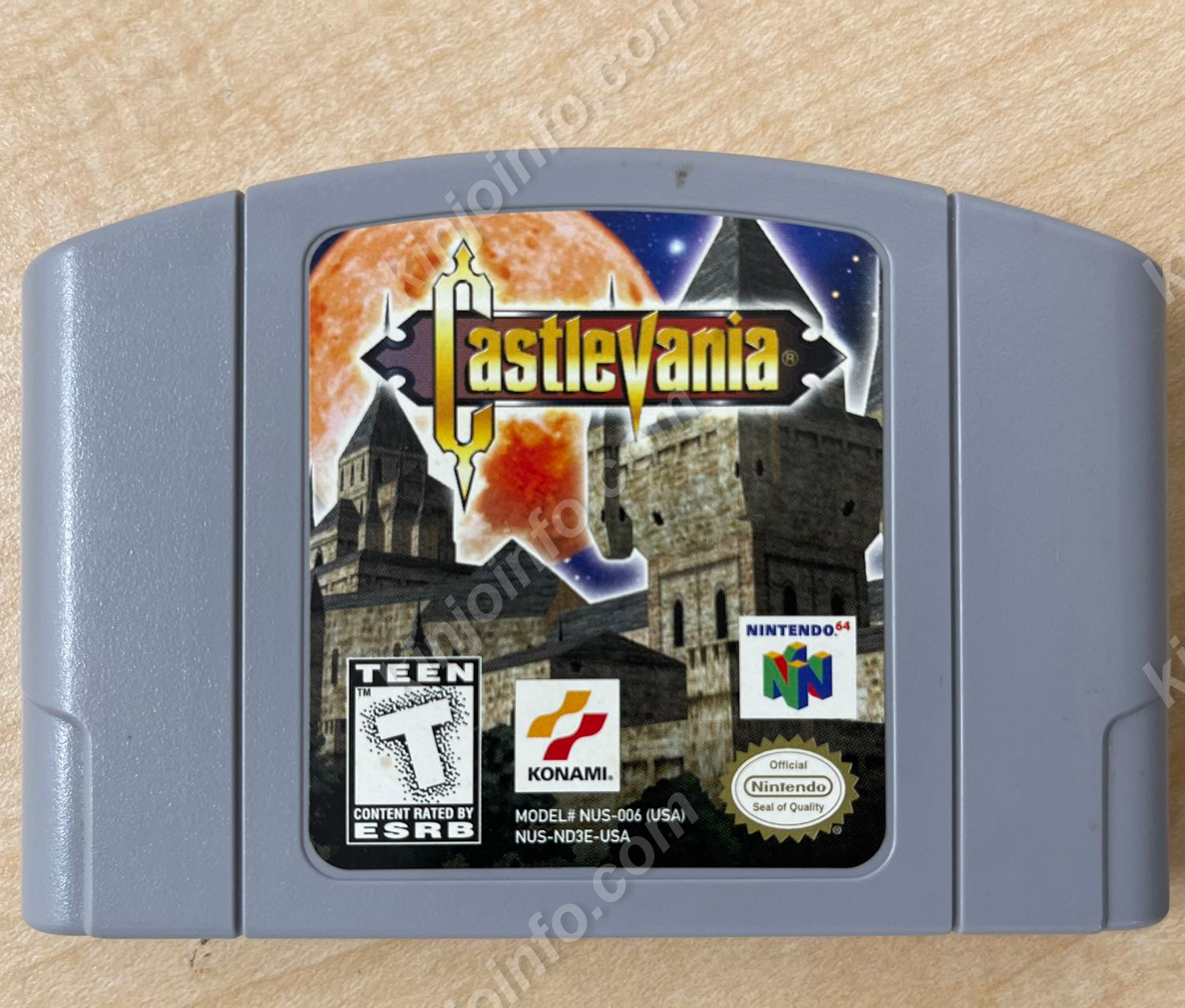 Castlevania（悪魔城ドラキュラ黙示録）【中古美品・N64北米版】