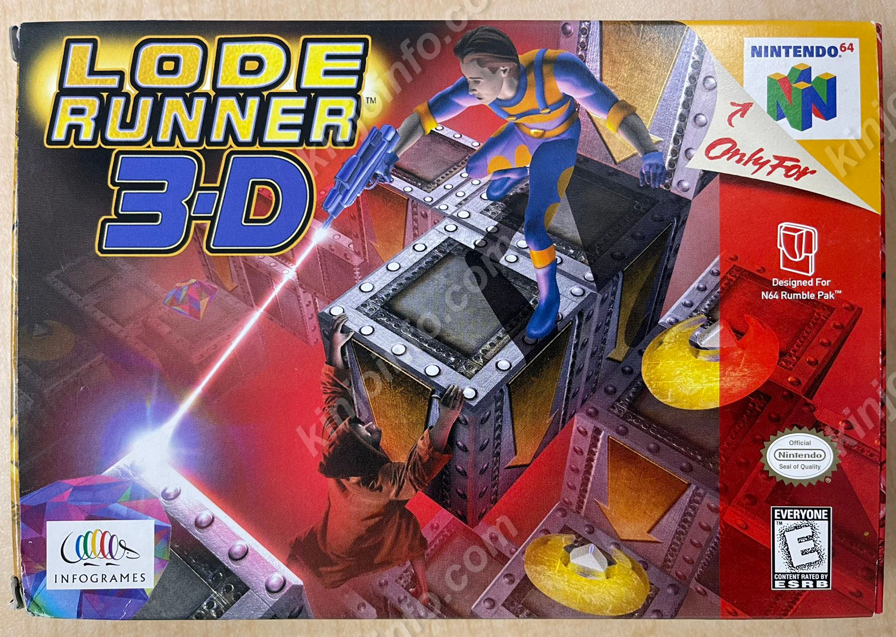 lode runner 3D（ロードランナー3D）【中古美品・N64北米版】