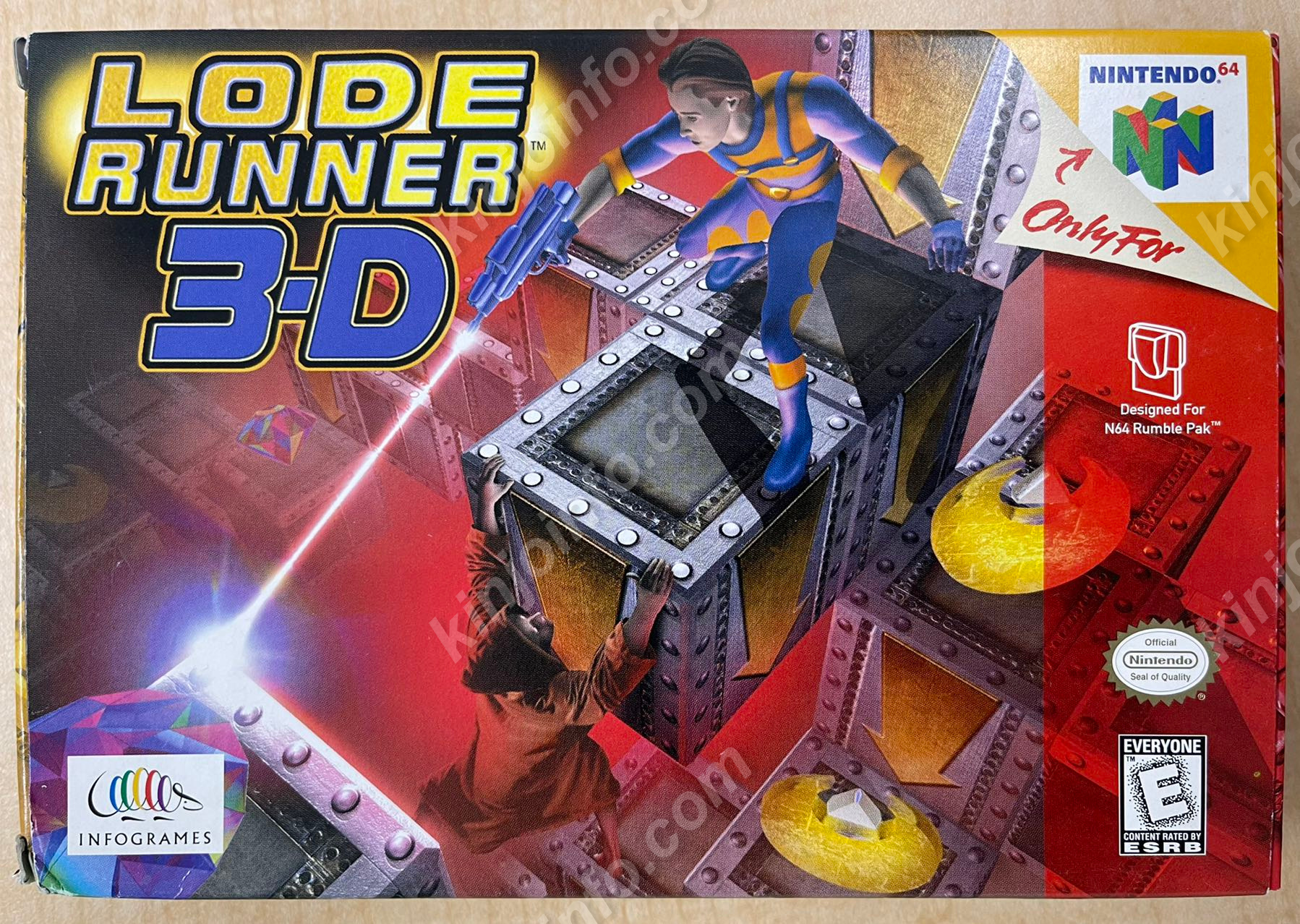 新作人気モデル lode runner 3D（ロードランナー3D）【中古美品・N64