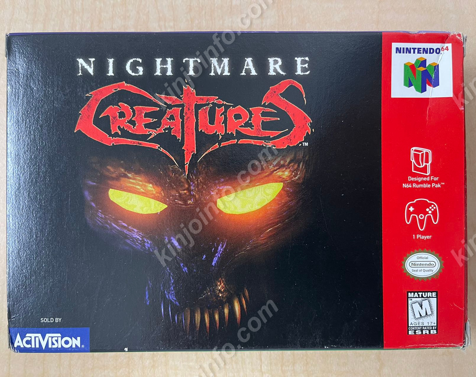 Nightmare Creatures【中古美品・N64北米版】