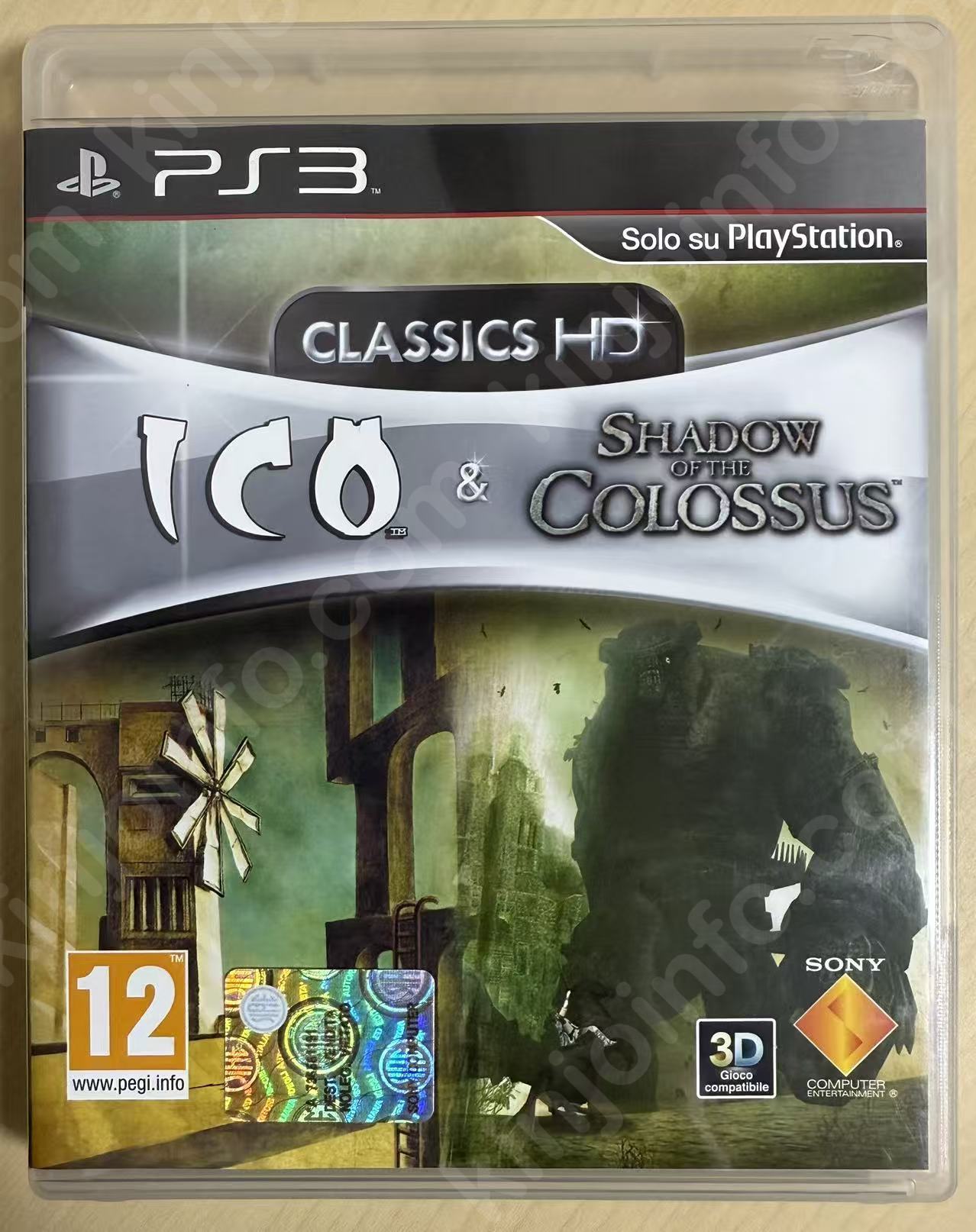 ICO & Shadow of the Colossus Classics HD（ICO & ワンダと巨像 Classics HD）【中古美品・PS3欧州版】