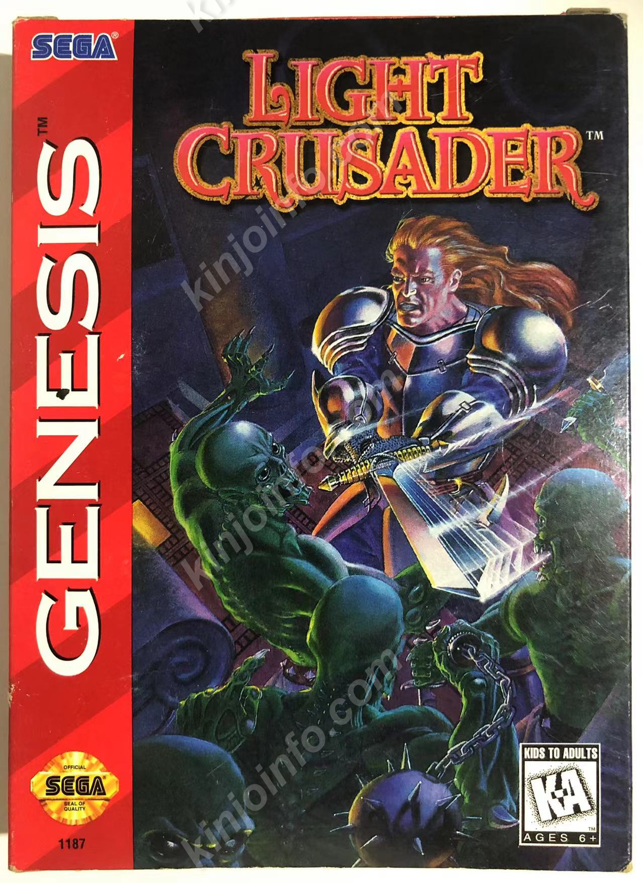 Light Crusader(ライトクルセイダー)【中古・genesis北米版】 / kinjoinfo