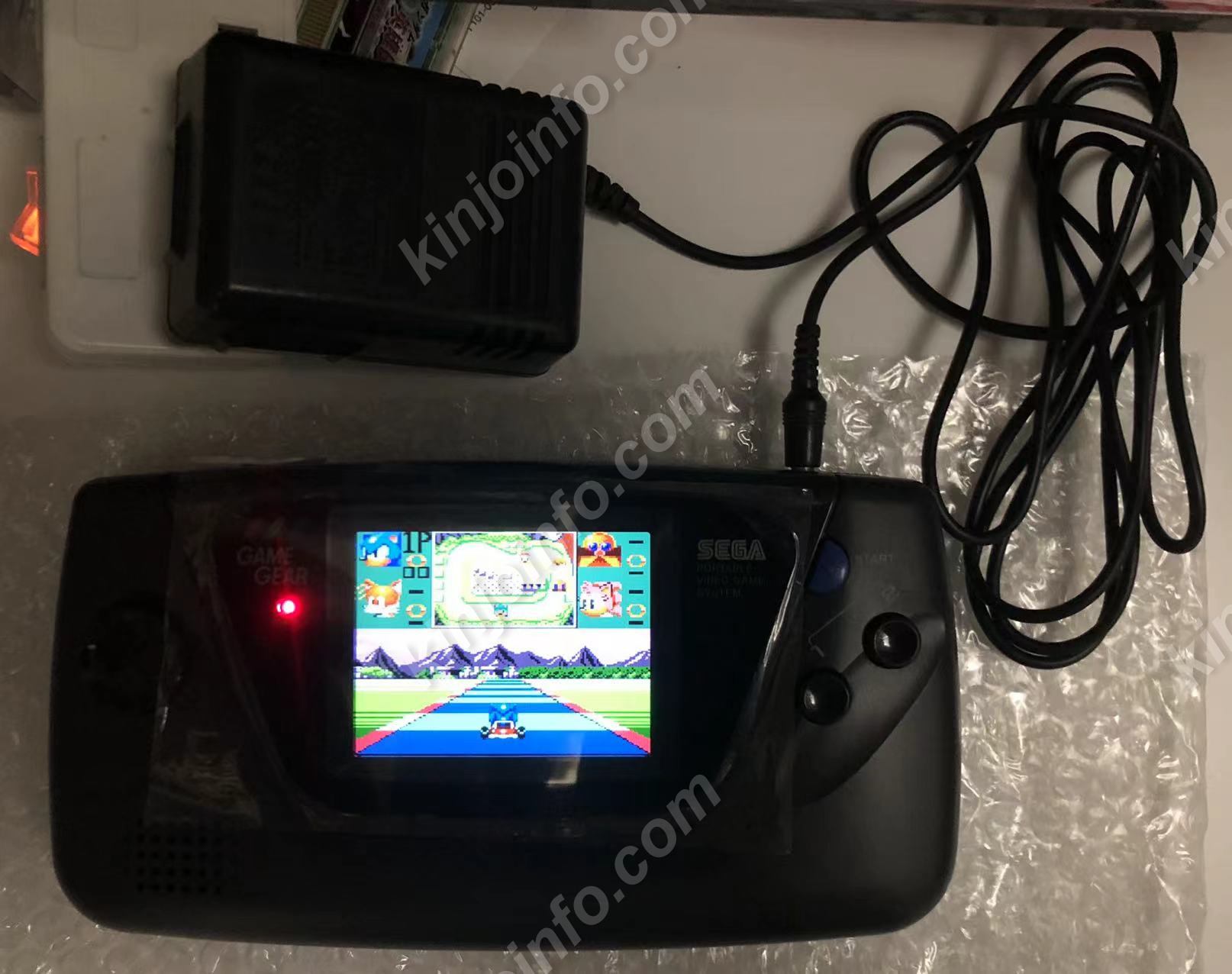 SEGAゲームギア（LCD MOD取付+コンデンサフル交換などの全面メンテ済み 