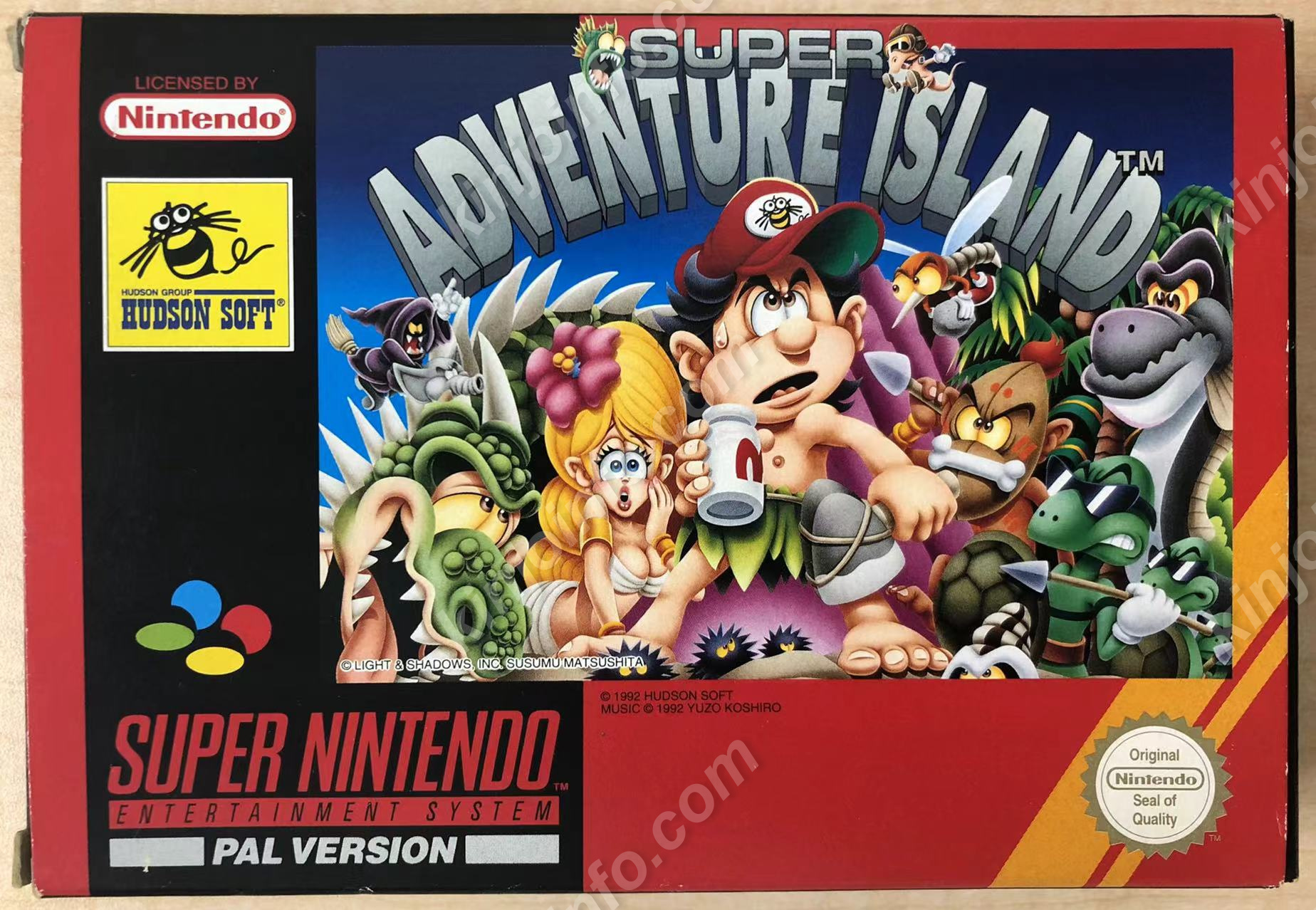 Super Adventure Island（高橋名人の大冒険島）【中古美品・PAL版・SFC欧州版】