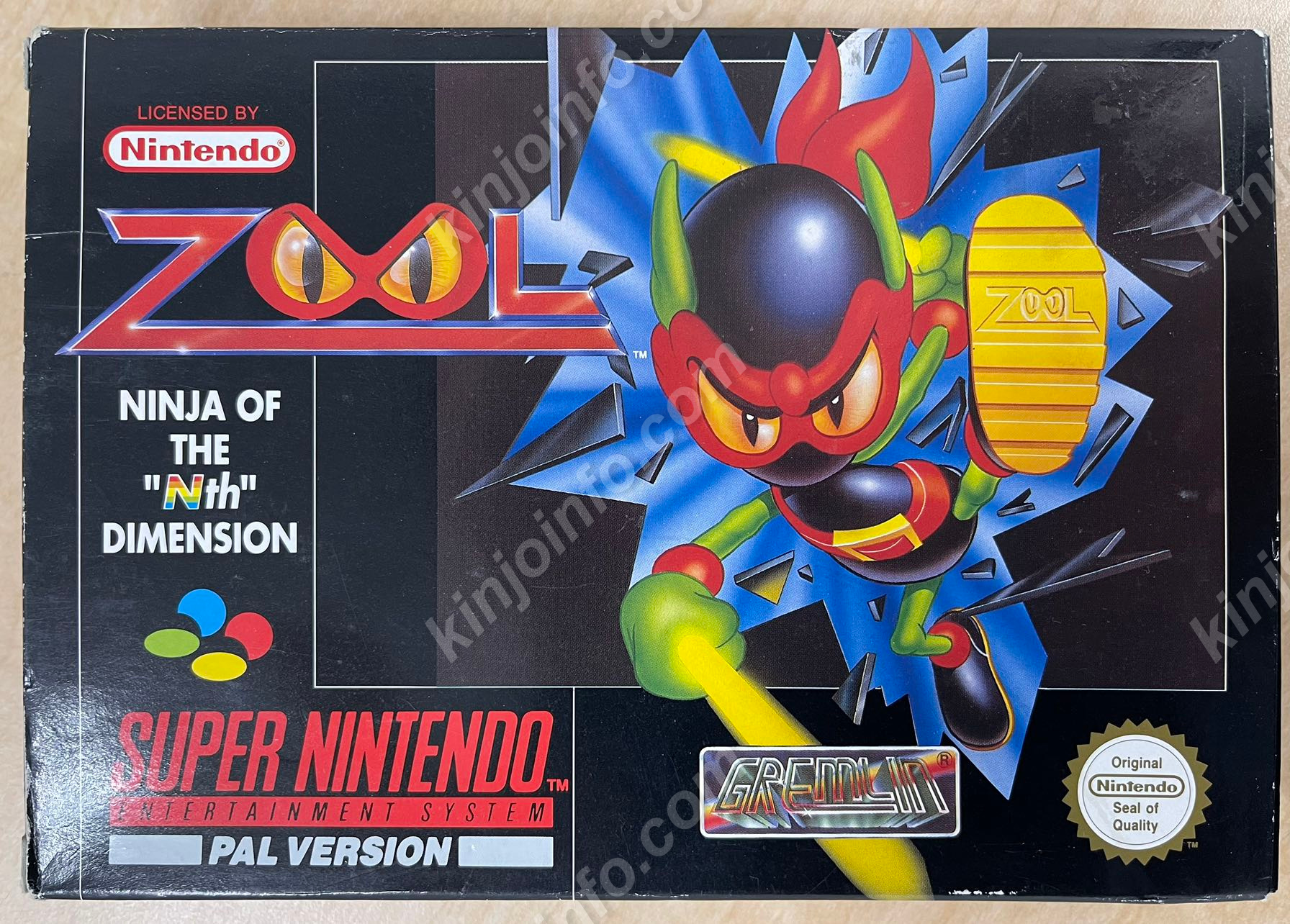 Zool: Ninja of the Nth Dimension 【中古美品・SFC欧州版】