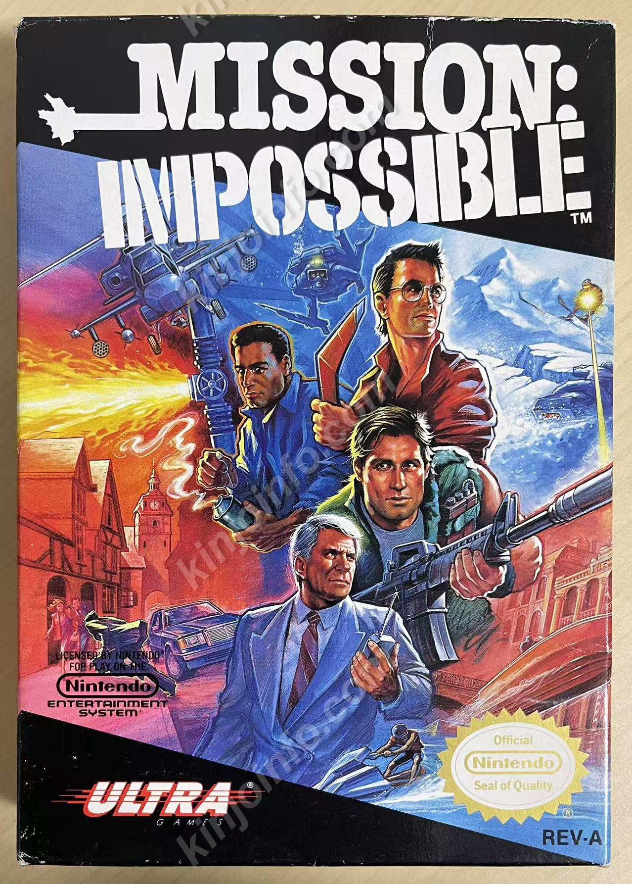 Mission：Impossible【中古美品・完品・NES北米版】