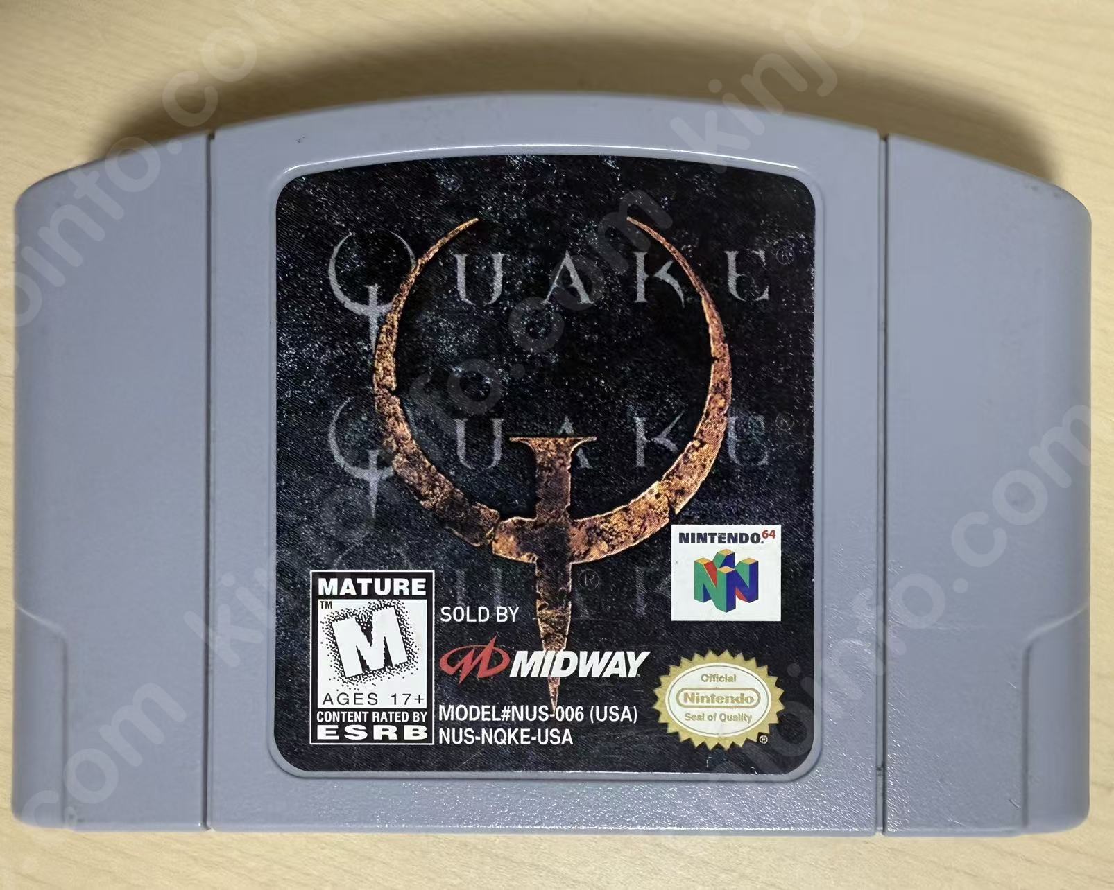 Quake（クエイク）【中古美品・N64北米版】