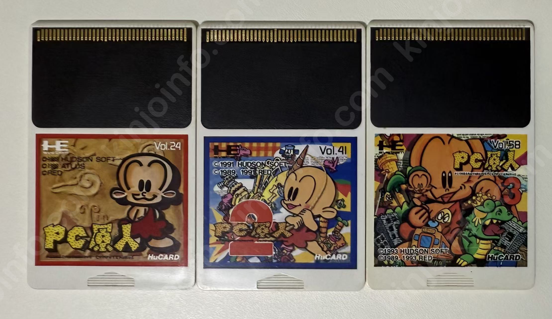 [PC原人1・2・3]（Bonk's Adventure / Bonk's Revenge / Bonk 3: Bonk's Big Adventure）【中古美品・PCE日本版】