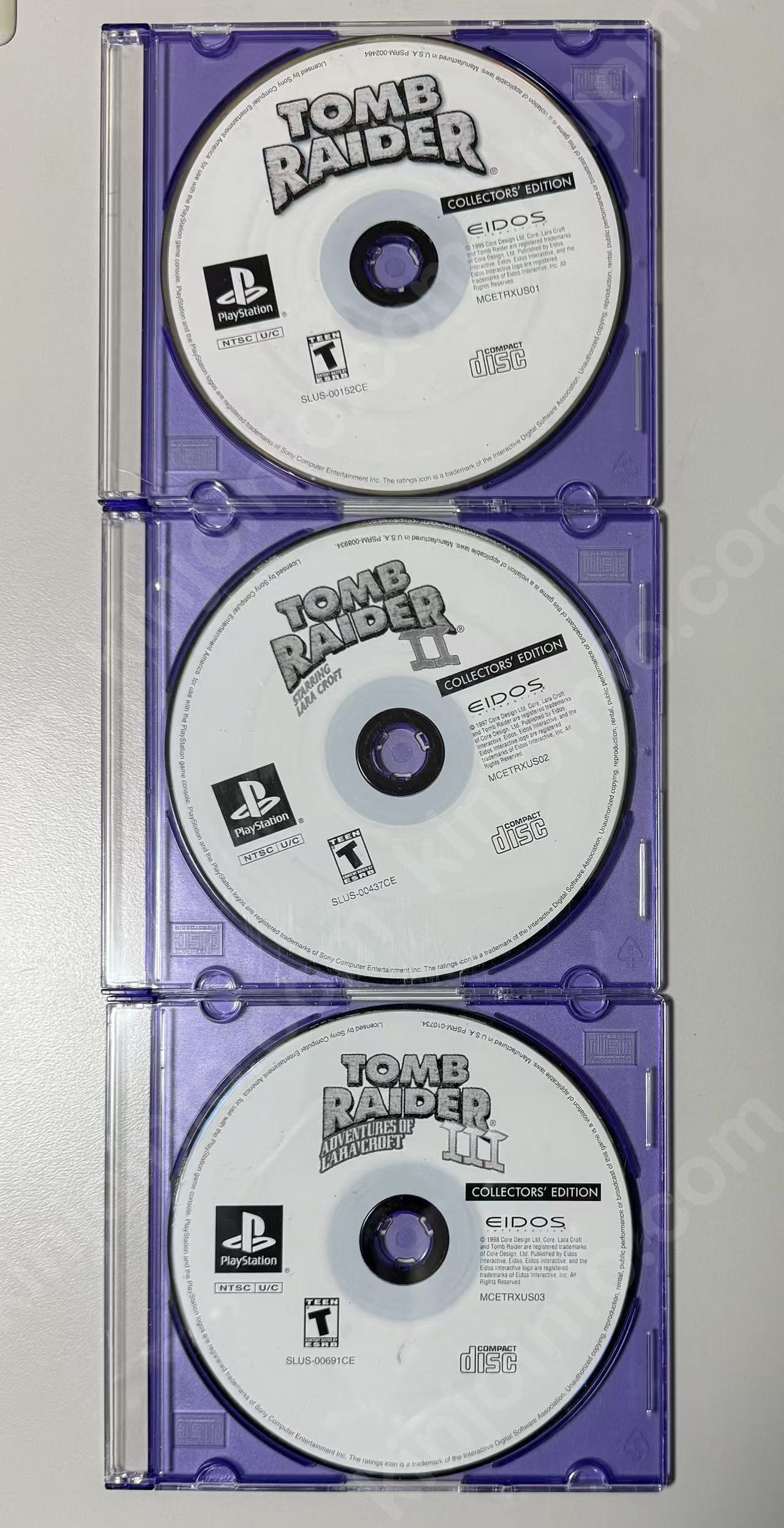 Tomb Raider 1, 2,3: Director's Cut（トゥームレイダー 1, 2, 3 ディレクターズカット）【中古・PS北米版】