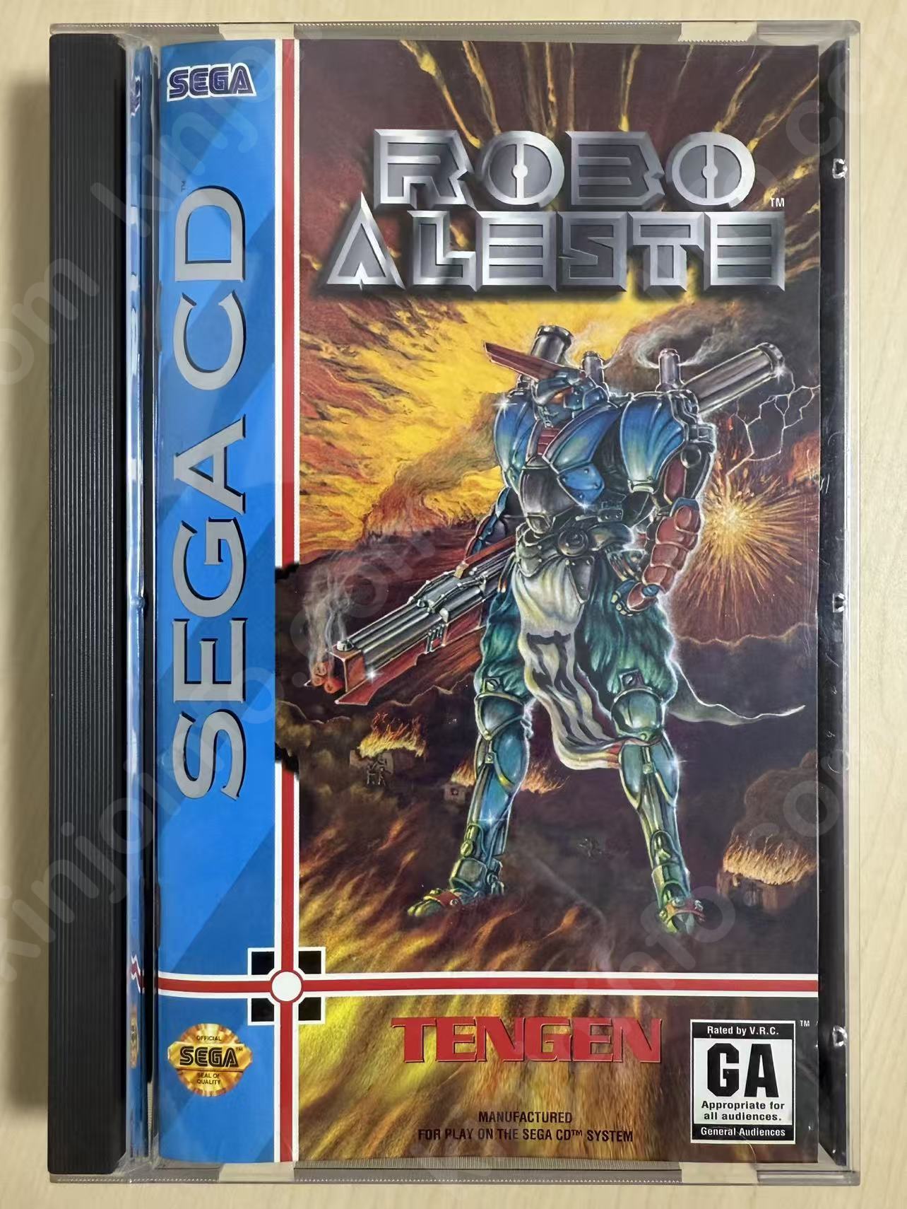 Robo Aleste（ロボアレスタ / Dennin Aleste）【中古美品・segacd北米版】