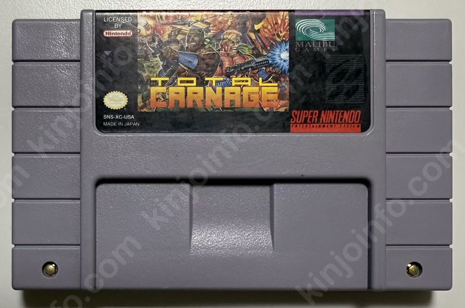 Total Carnage（トータル・カーネイジ）【中古美品・SNES北米版】