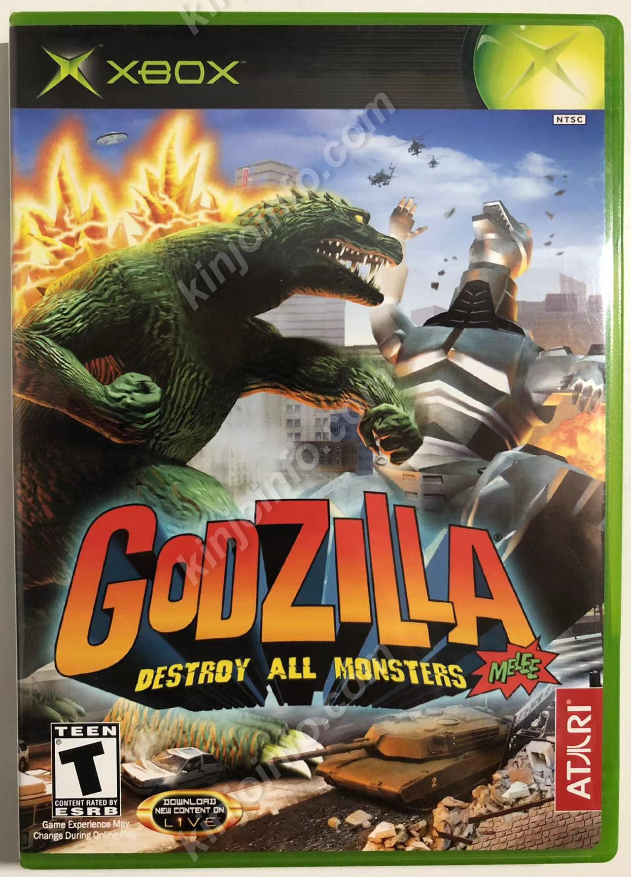 Godzilla: Destroy All Monsters Melee（ゴジラ怪獣大乱闘）【中古・xbox北米版】