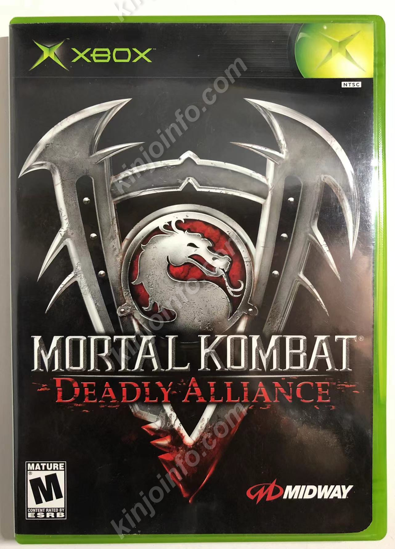 超美品】 Mortal Kombat：Deadly Alliance中古美品xbox北米版 テレビ 
