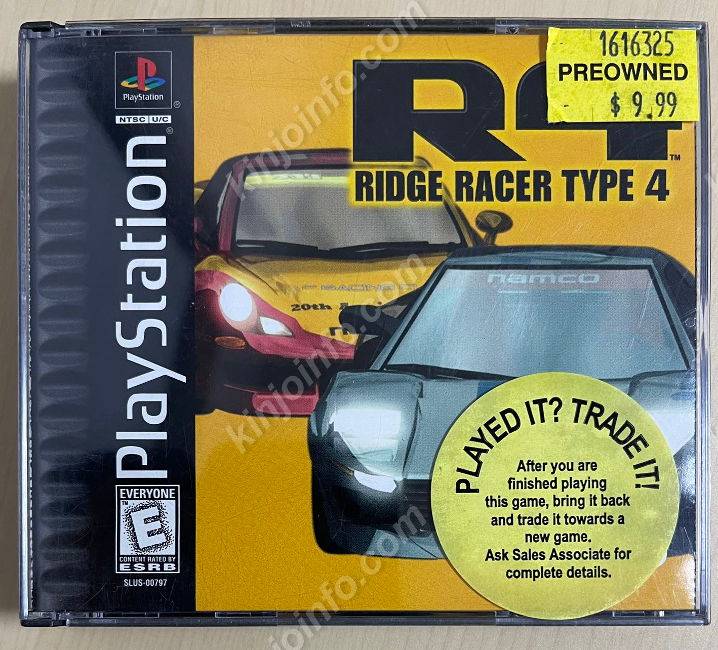 R4 -RIDGE RACER TYPE 4【中古美品・PS北米版】