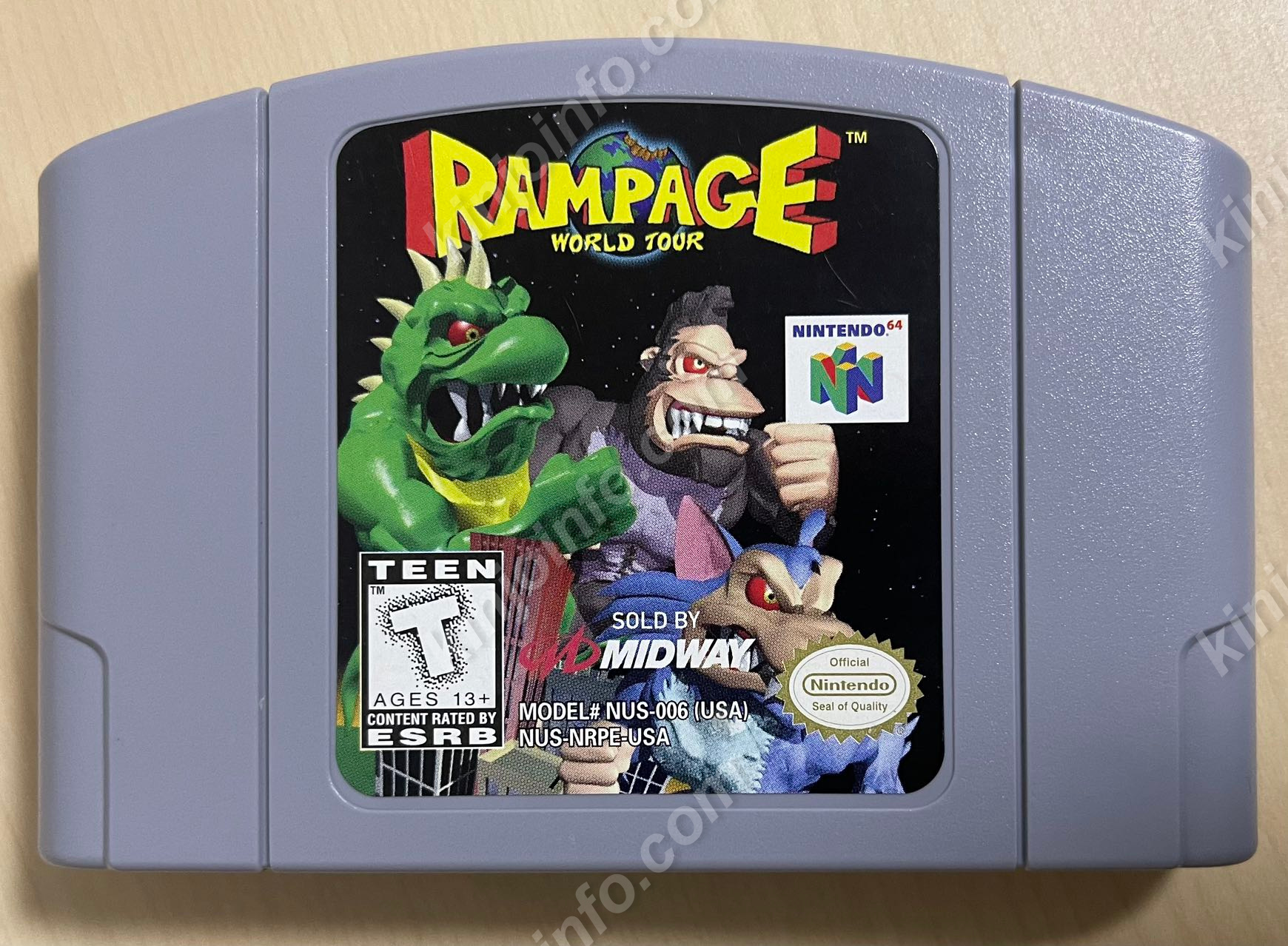 Rampage World Tour【中古美品・N64北米版】