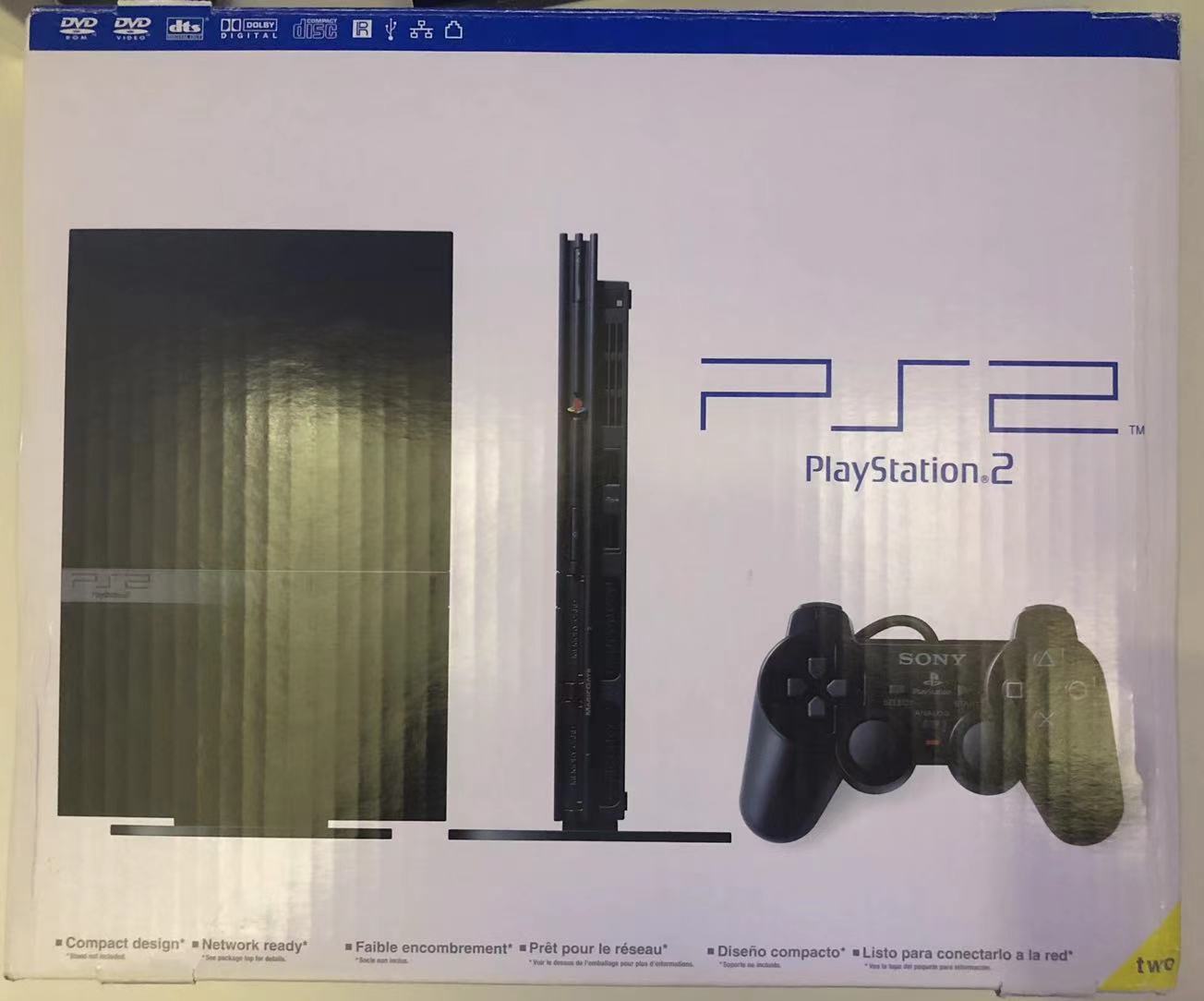 PS2本体セット SCPH-70011【中古美品、全品、北米版、レア】