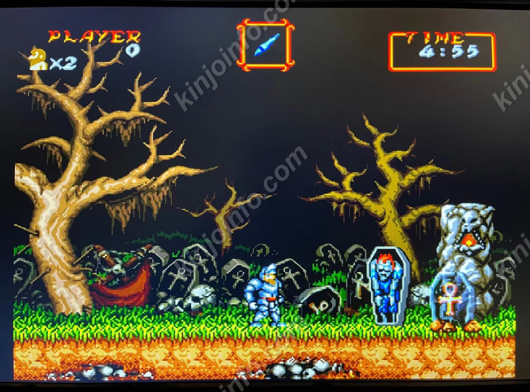 ☆送料無料☆北米版☆ スーファミ 超魔界村 SUPER GHOULS ´N GHOSTS SNES-