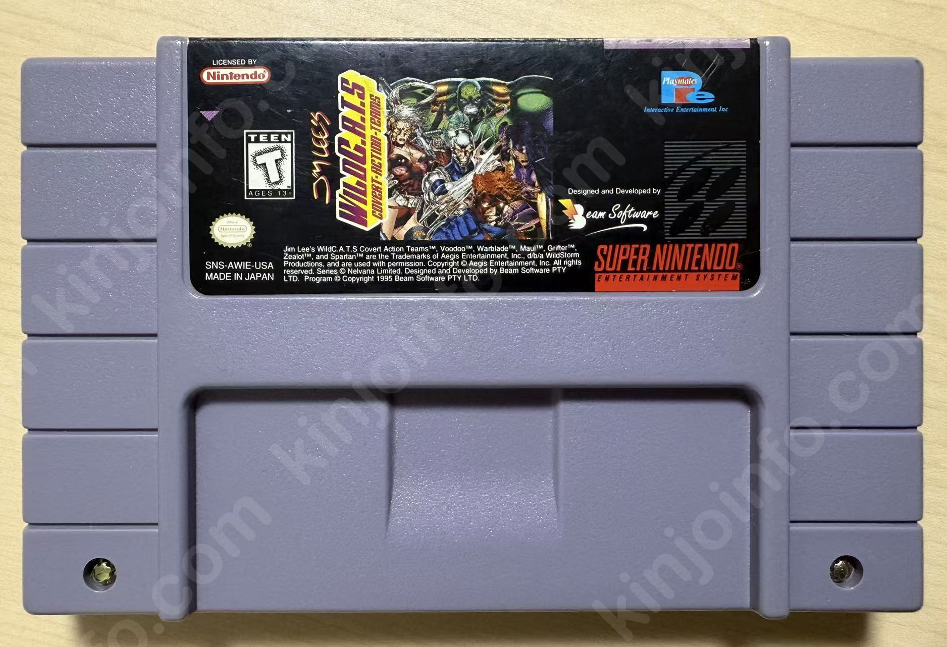 Wolverine with the X-Men / WildC.A.T.s: Covert Action Teams【中古美品・SNES北米版】