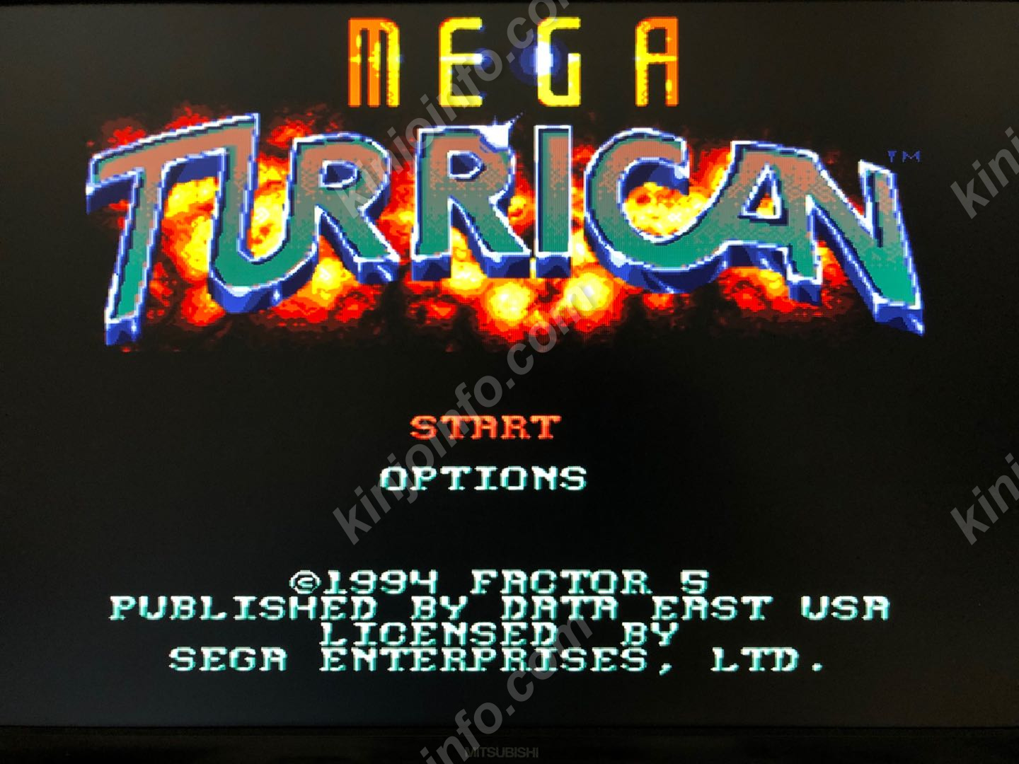 Mega Turrican（メガタリカン）【美品・Genesis北米版】 - ゲーム
