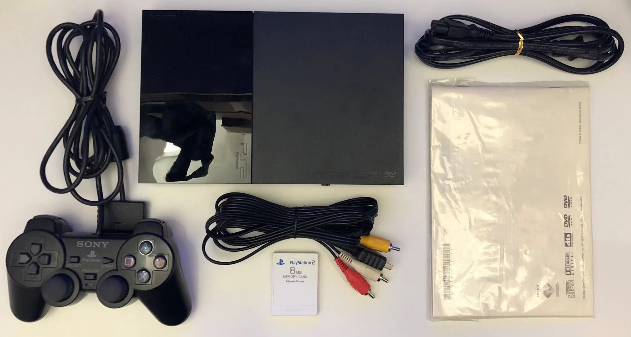 PS2本体セット SCPH-90001【中古美品・通常版・北米版】