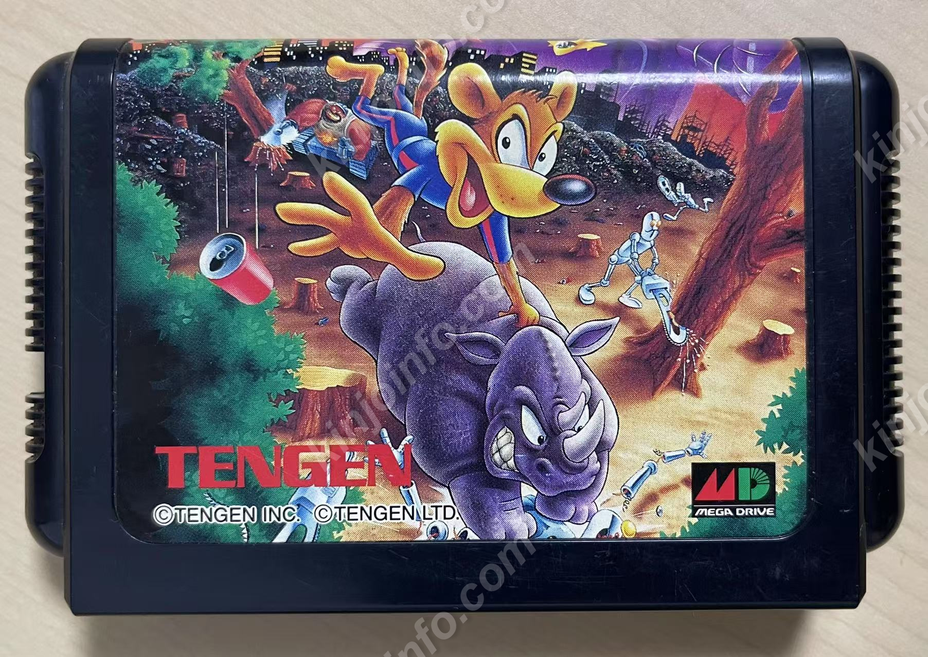 オーサム・ポッサム（Awesome Possum... Kicks Dr. Machino's Butt）【中古美品・MD日本版】