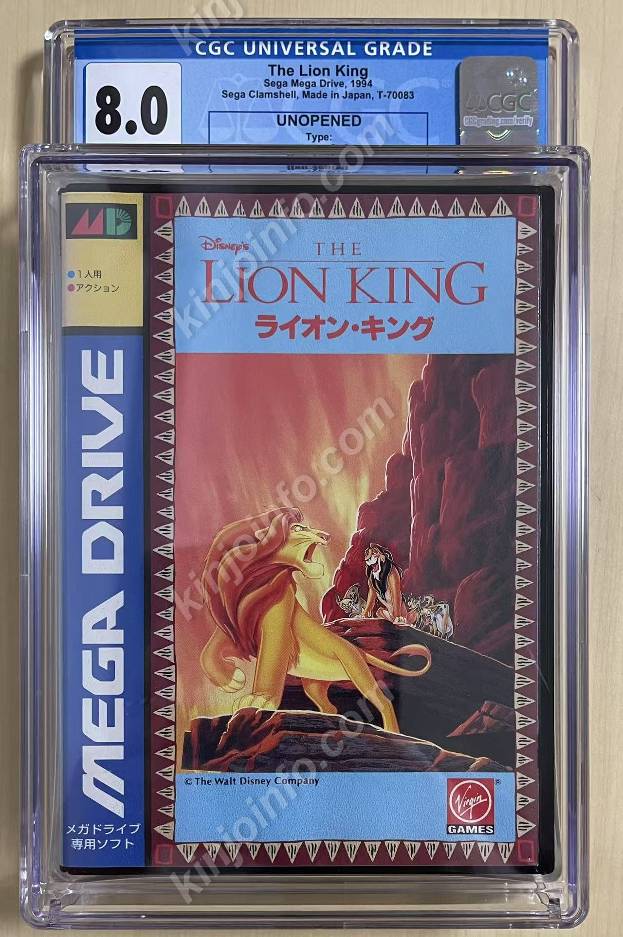 ライオン・キング（The Lion King）【新品未開封・MD日本版】