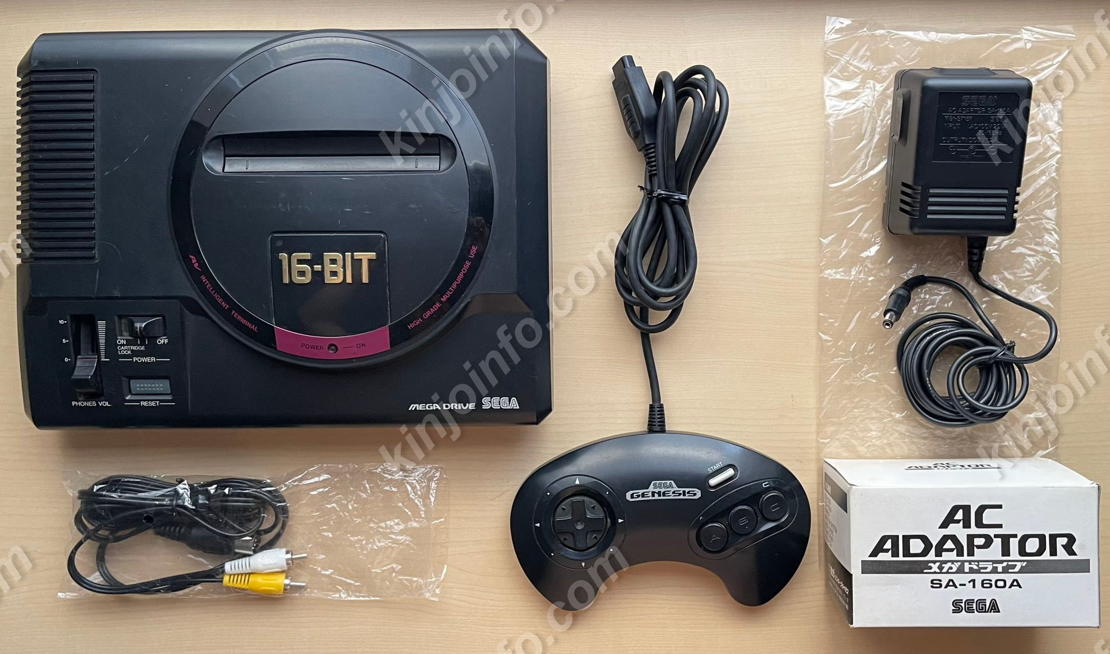 メガドライブ (MEGA DRIVE) 本体一式【 中古・MD日本版】