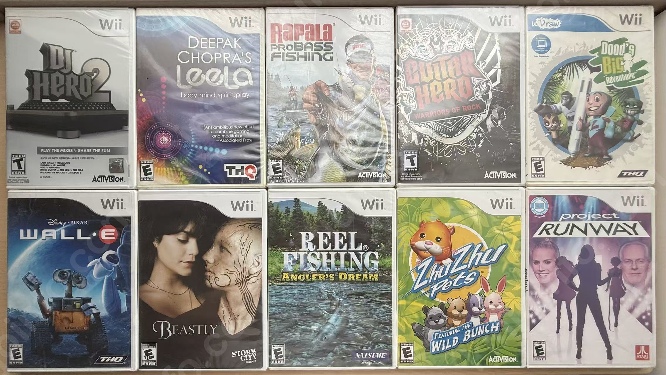 wiiソフト10本セット【新品未開封・wii北米版】