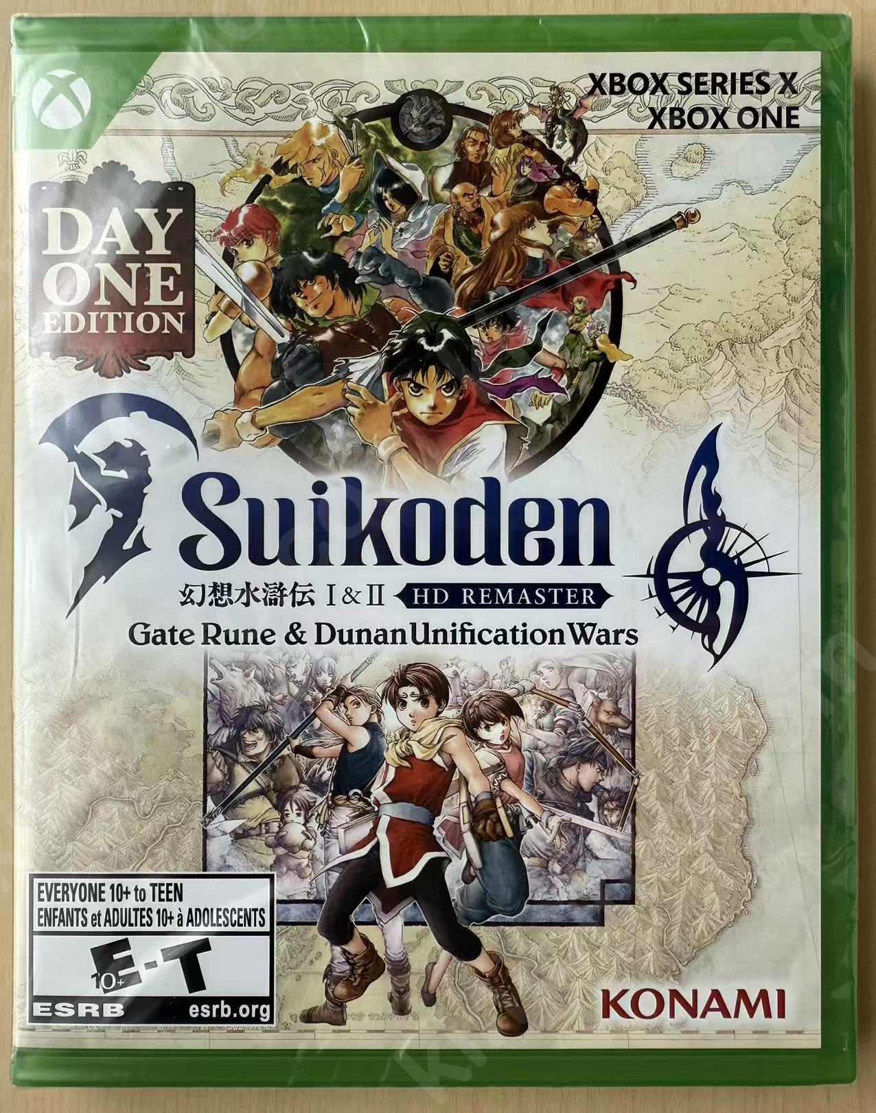 Suikoden I & II HD Remaster Gatekeeper and Dunan Unification Day（幻想水滸伝 I&II HDリマスター 門の紋章戦争 / デュナン統一戦争）【新品未開封・XBOXSX北米版】