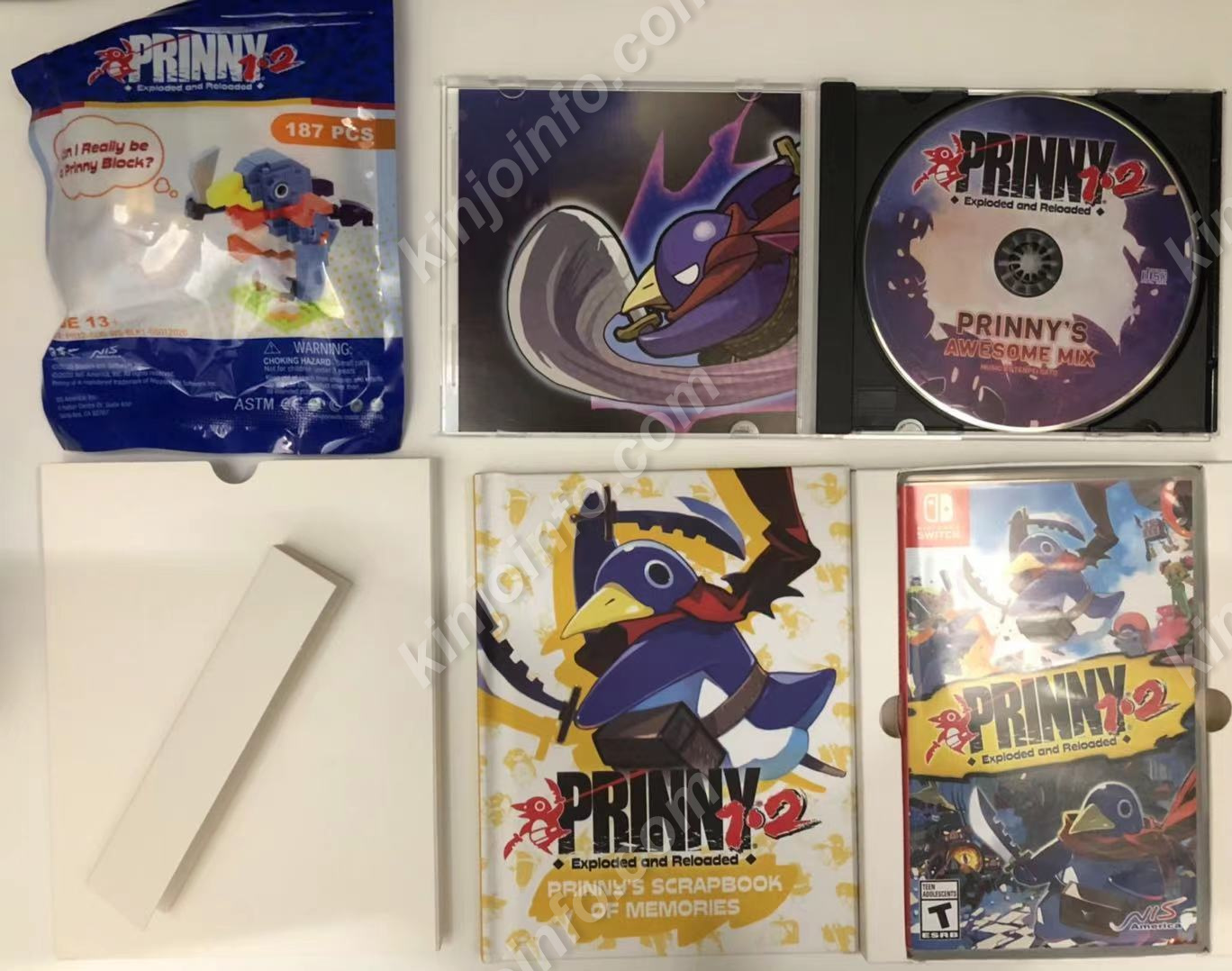 Prinny 1 & 2: Exploded and Reloaded【中古・限定版・北米版 