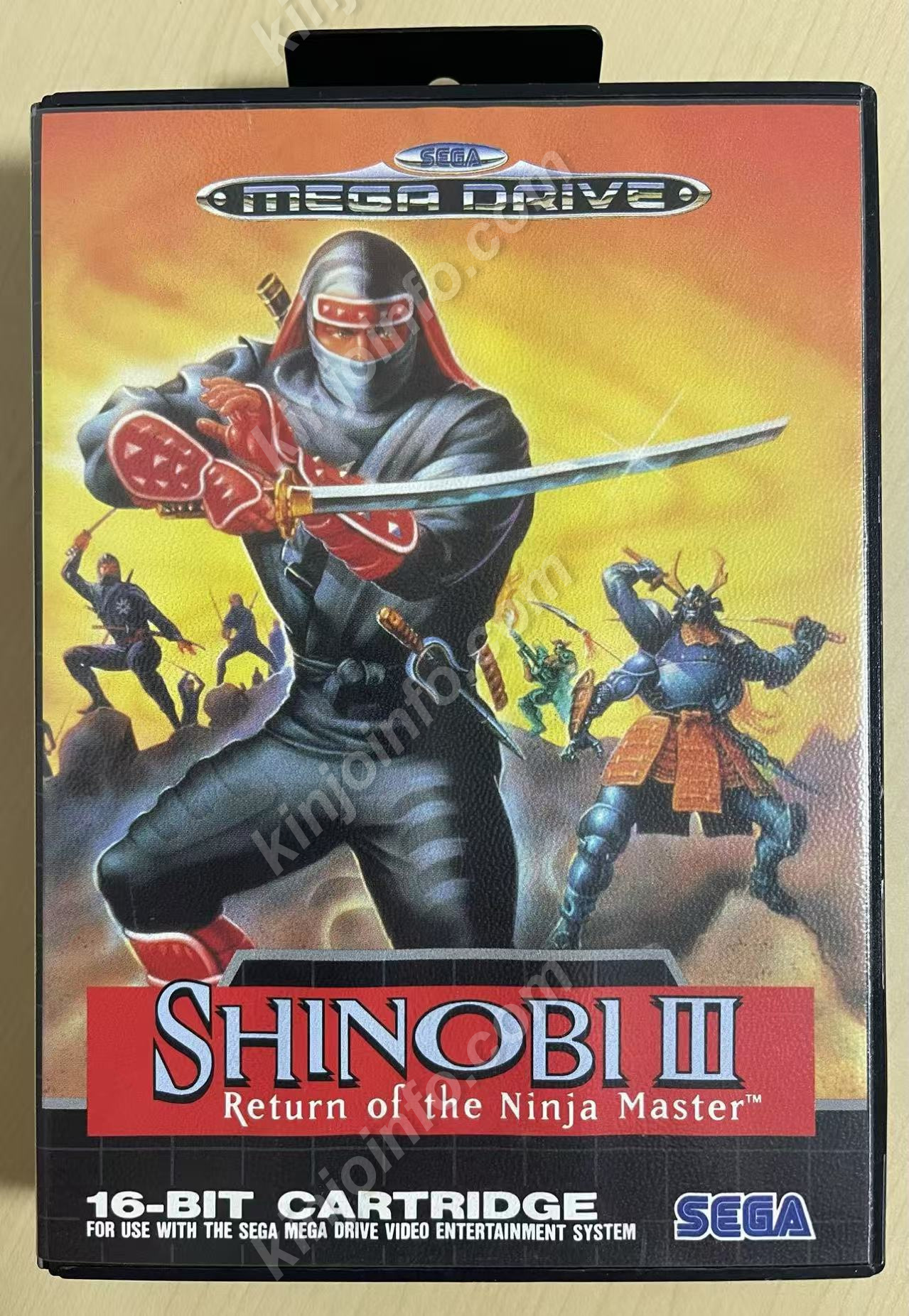 Shinobi III: Return of the Ninja Master（ザ・スーパー忍II）【中古美品・完品・MD欧州版】