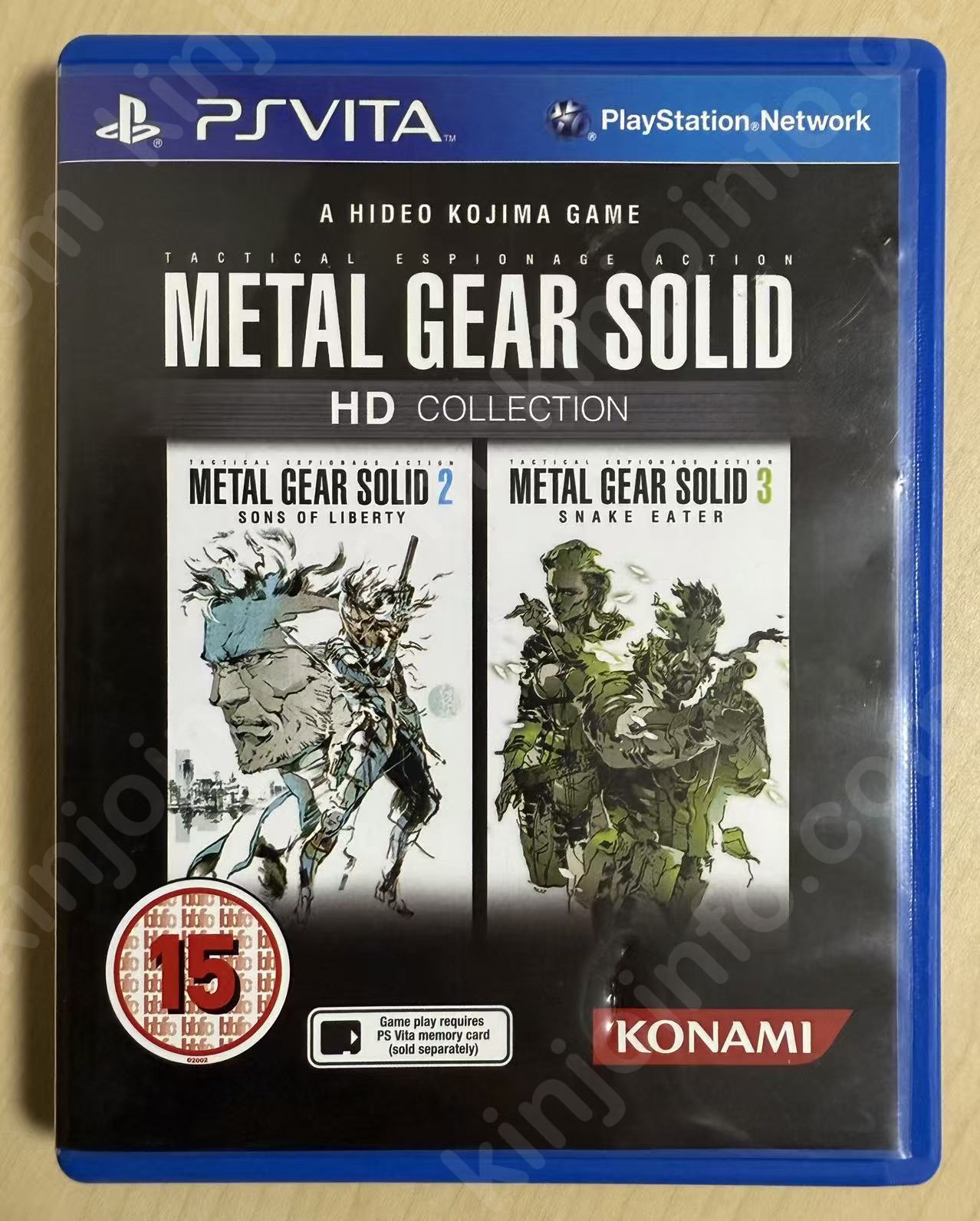 Metal Gear Solid HD Collection（メタルギア ソリッド HD エディション）【中古美品・psvita欧州版】