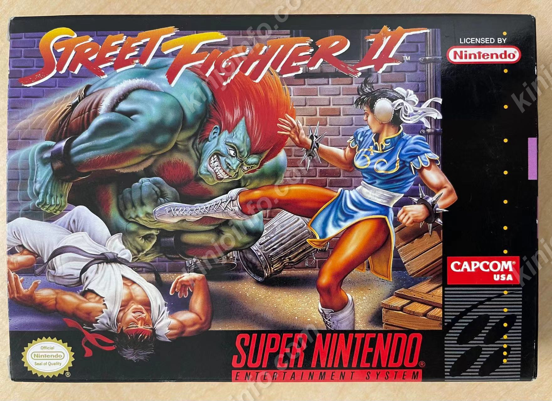 SFC★STREET FIGHTER 2 SNES 海外版 端子清掃済