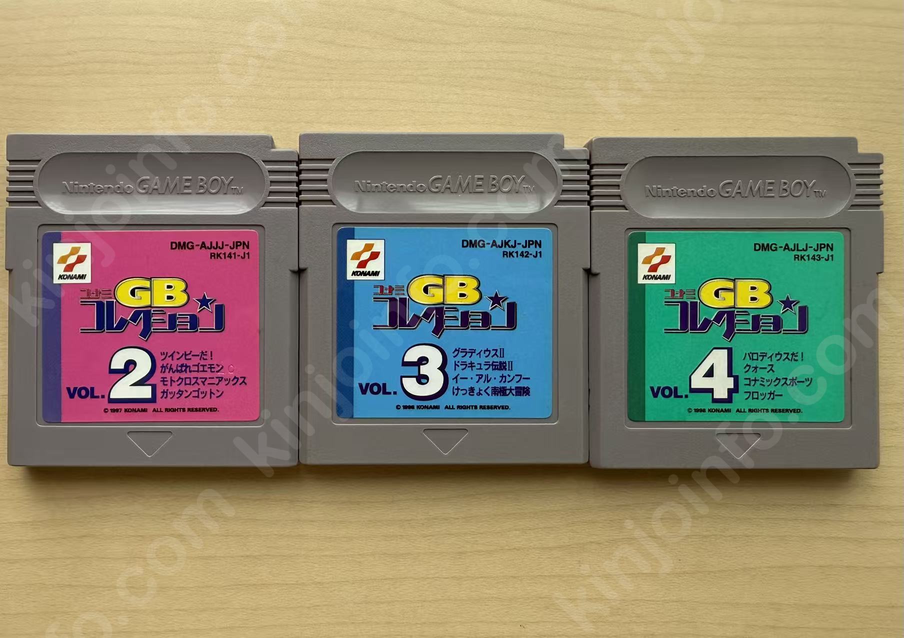 コナミGBコレクション Vol.2, 3, 4 3本セット（Konami GB Collection Vol.2, 3, 4 Set）【中古美品・GB日本版】