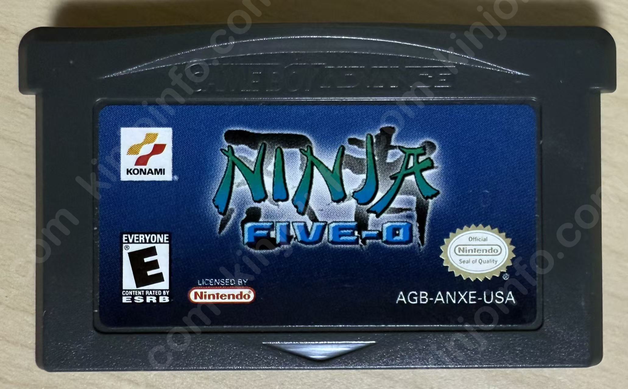 Ninja Five-O（ニンジャファイブオー）【中古美品・GBA北米版】