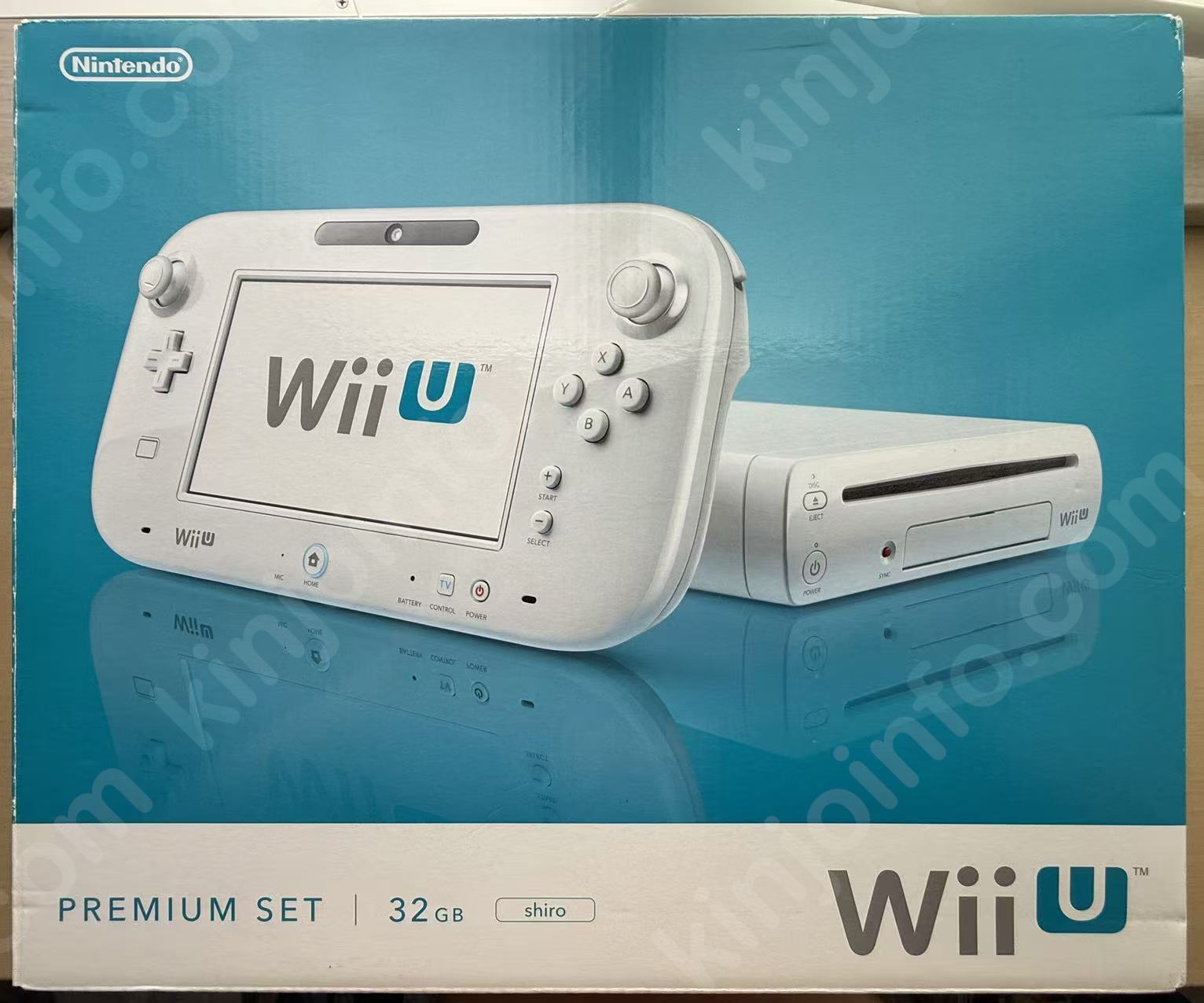 Wii U 本体一式 32GB プレミアムセット（SHIRO）【中古美品・完品・WiiU日本版】