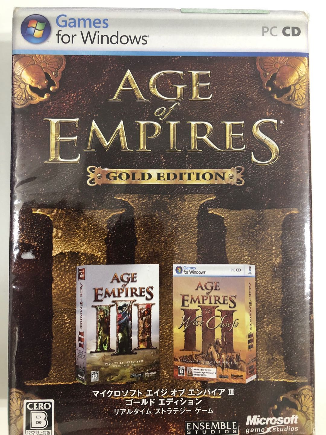 AGE of EMPIRES III GOLD EDITION【中古・GOLD版・日本版】
