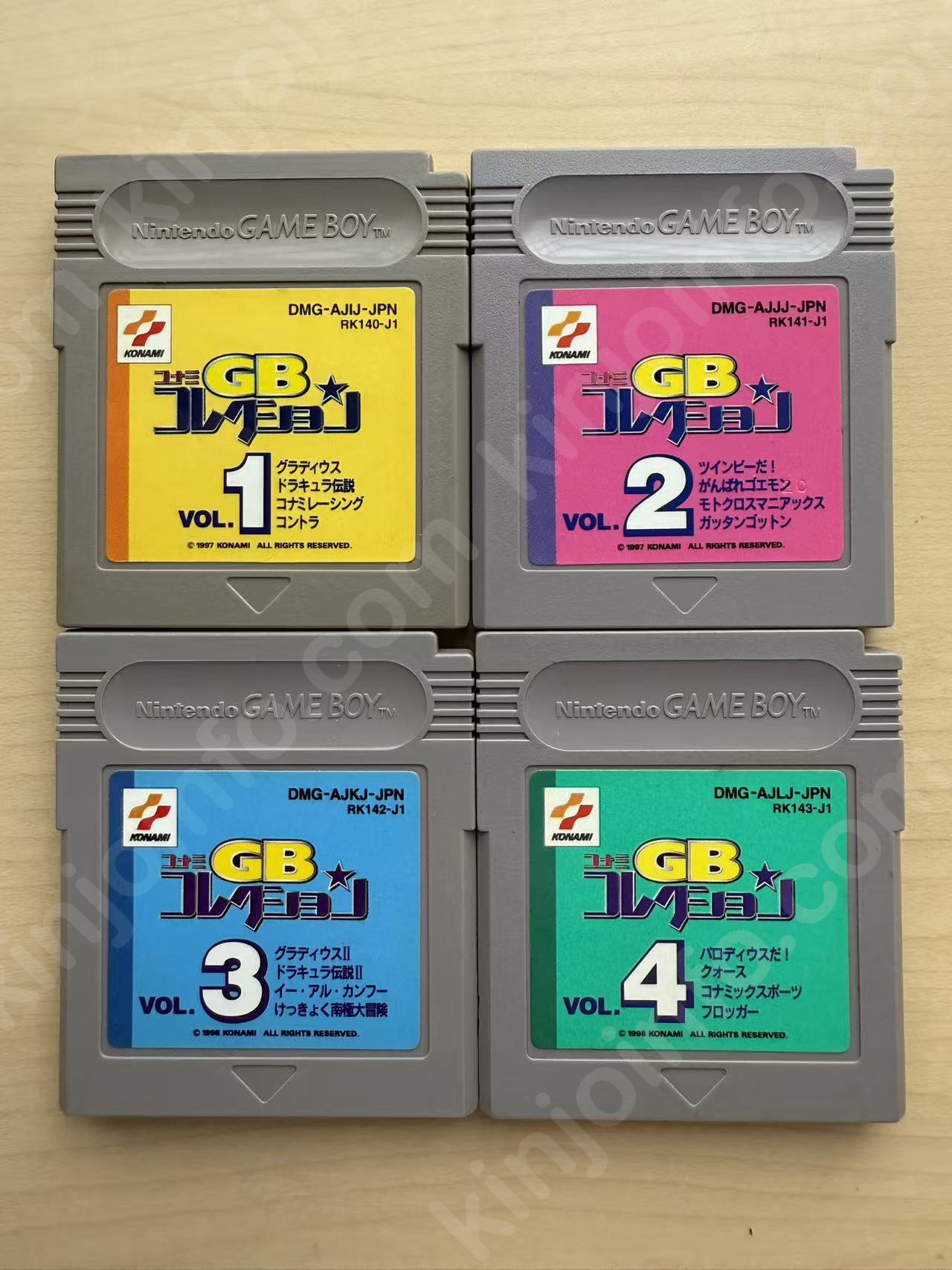 コナミGBコレクション 4本セット（Konami GB Collection 4 Set）【中古美品・GB日本版】